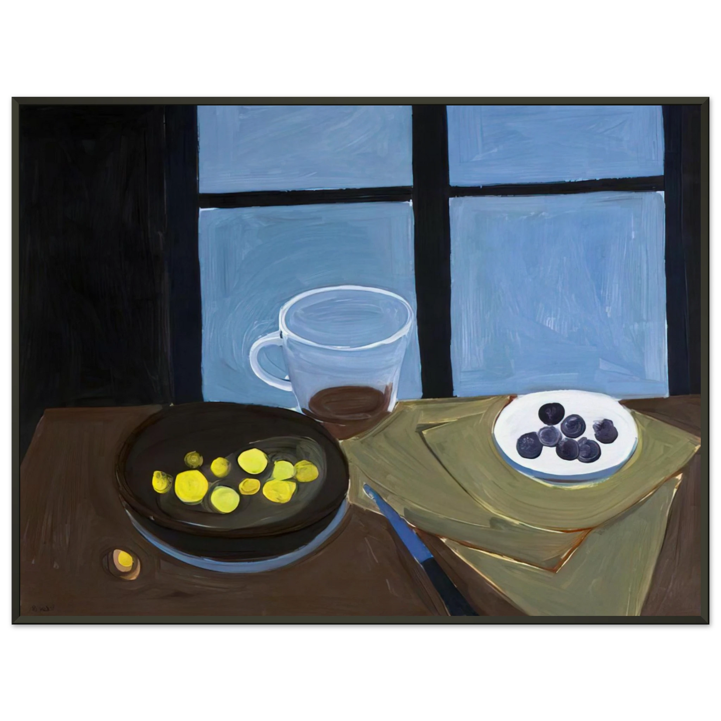 William Scott Still Life 1949 Framed Art Print - Aluminum Frame - 40x50 cm / 16x20 inches