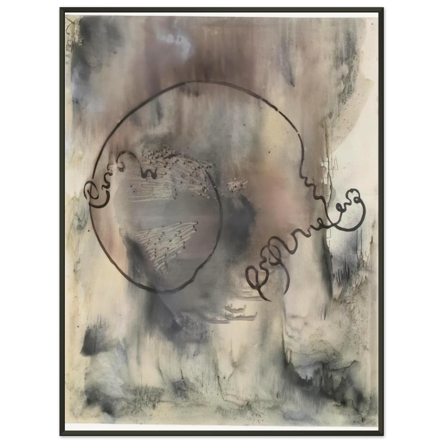 Sigmar Polke AUDATIA 1986 Framed Art Print - Aluminum Frame - 70x100 cm / 28x40 inches