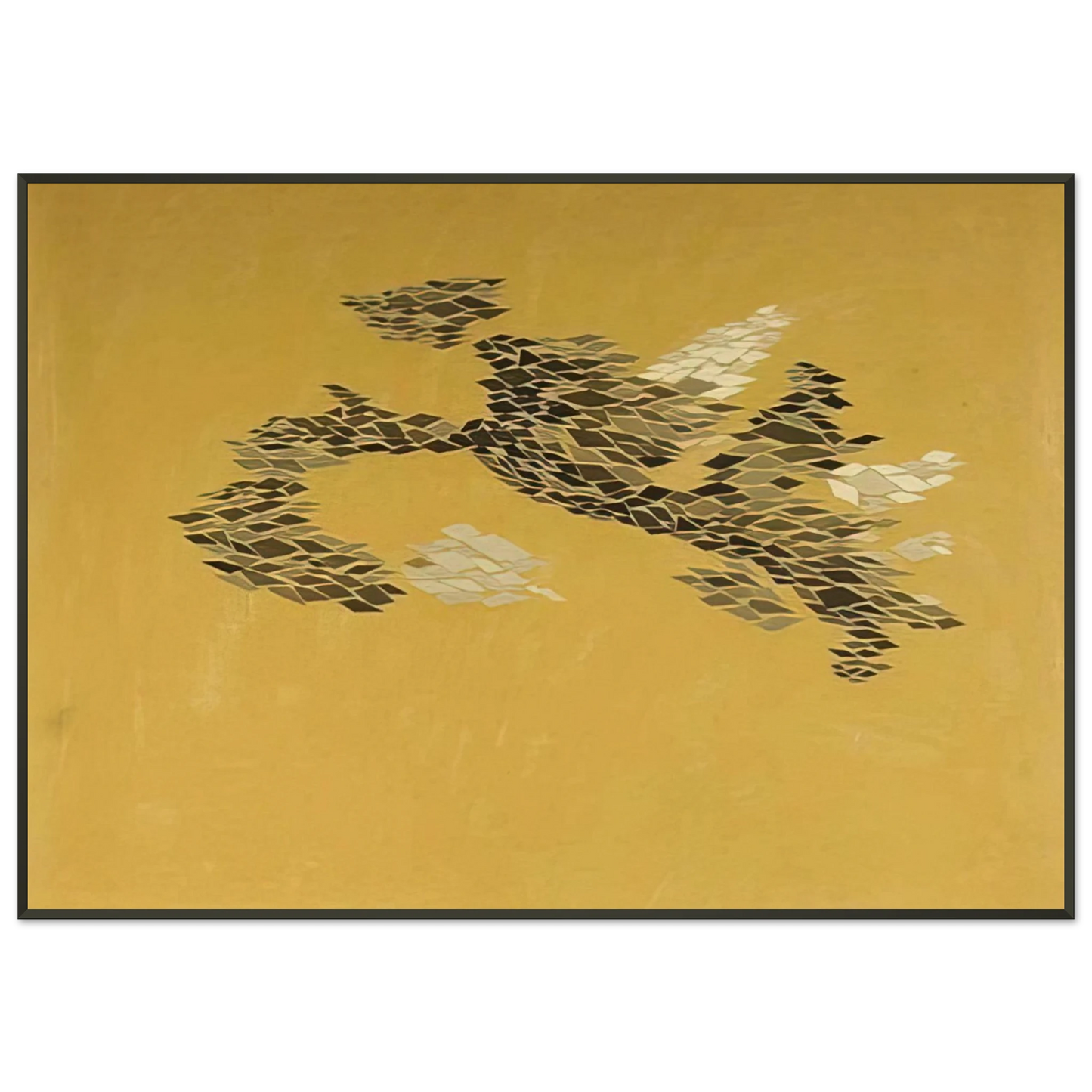 Robert Goodnough Flying Rectangles 1969 Framed Art Print - Aluminum Frame - 21x29.7 cm / 8x12"