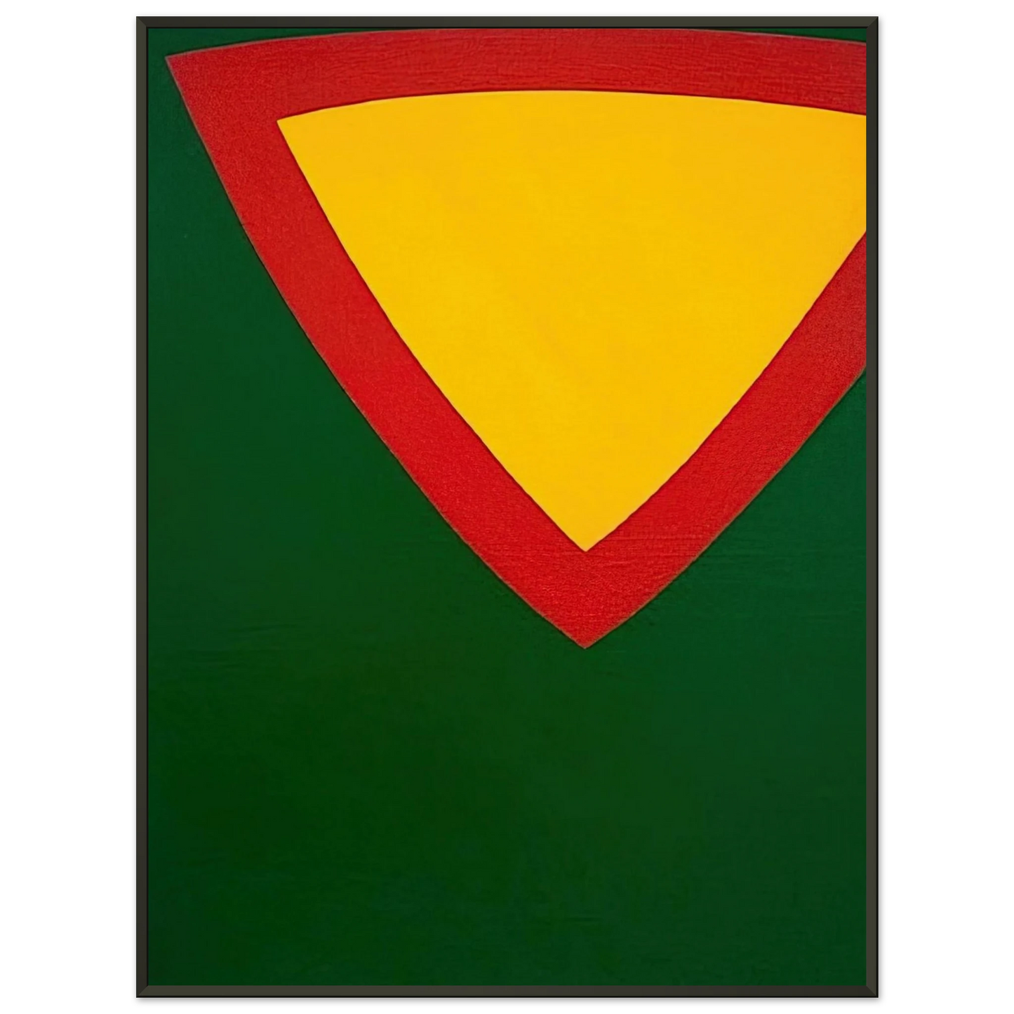 Al Held Purple Triangle Framed Art Print - Aluminum Frame - 40x50 cm / 16x20 inches