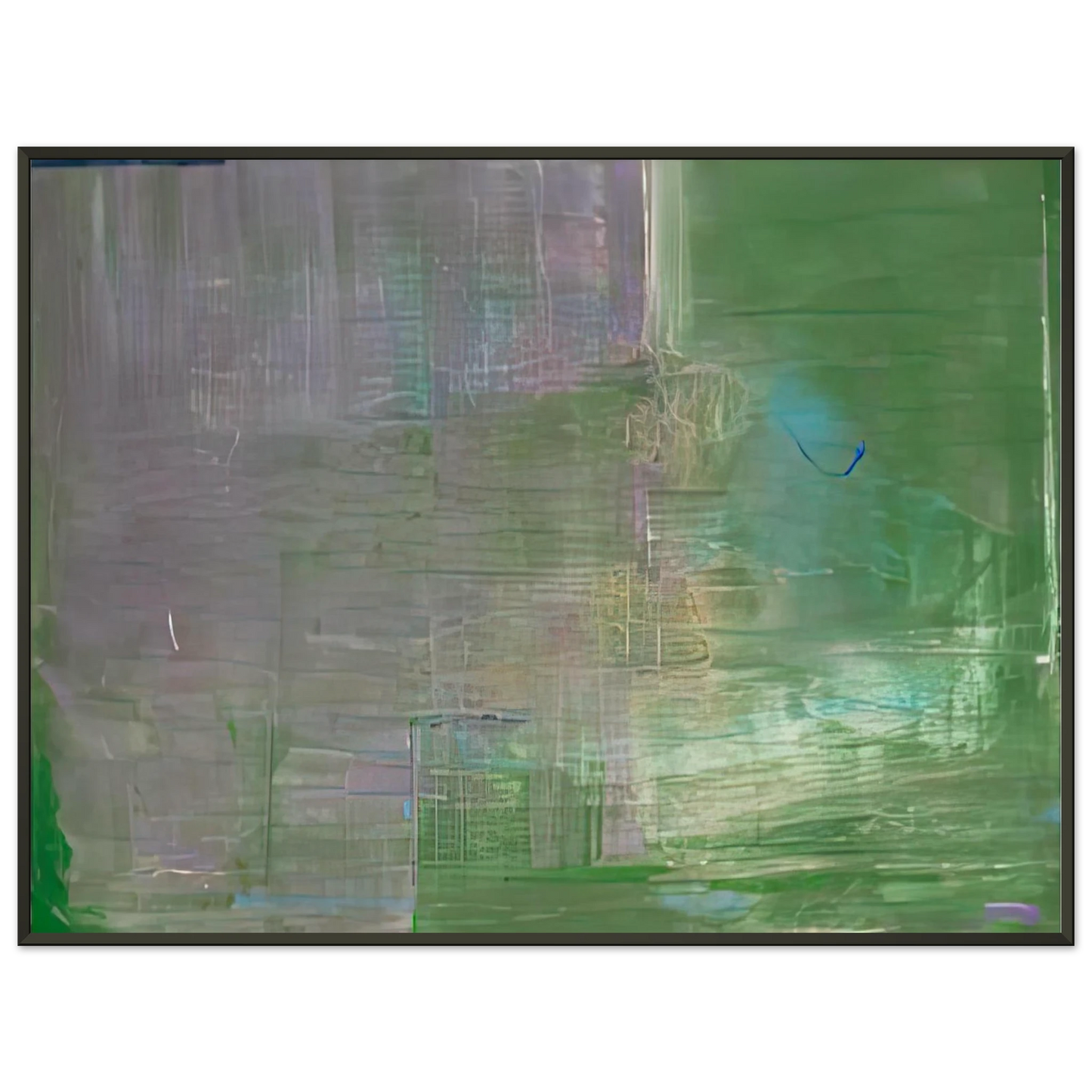 Helen Frankenthaler  Claudes Message 1976 Framed Art Print  - Aluminum Frame - 40x50 cm / 16x20 inches