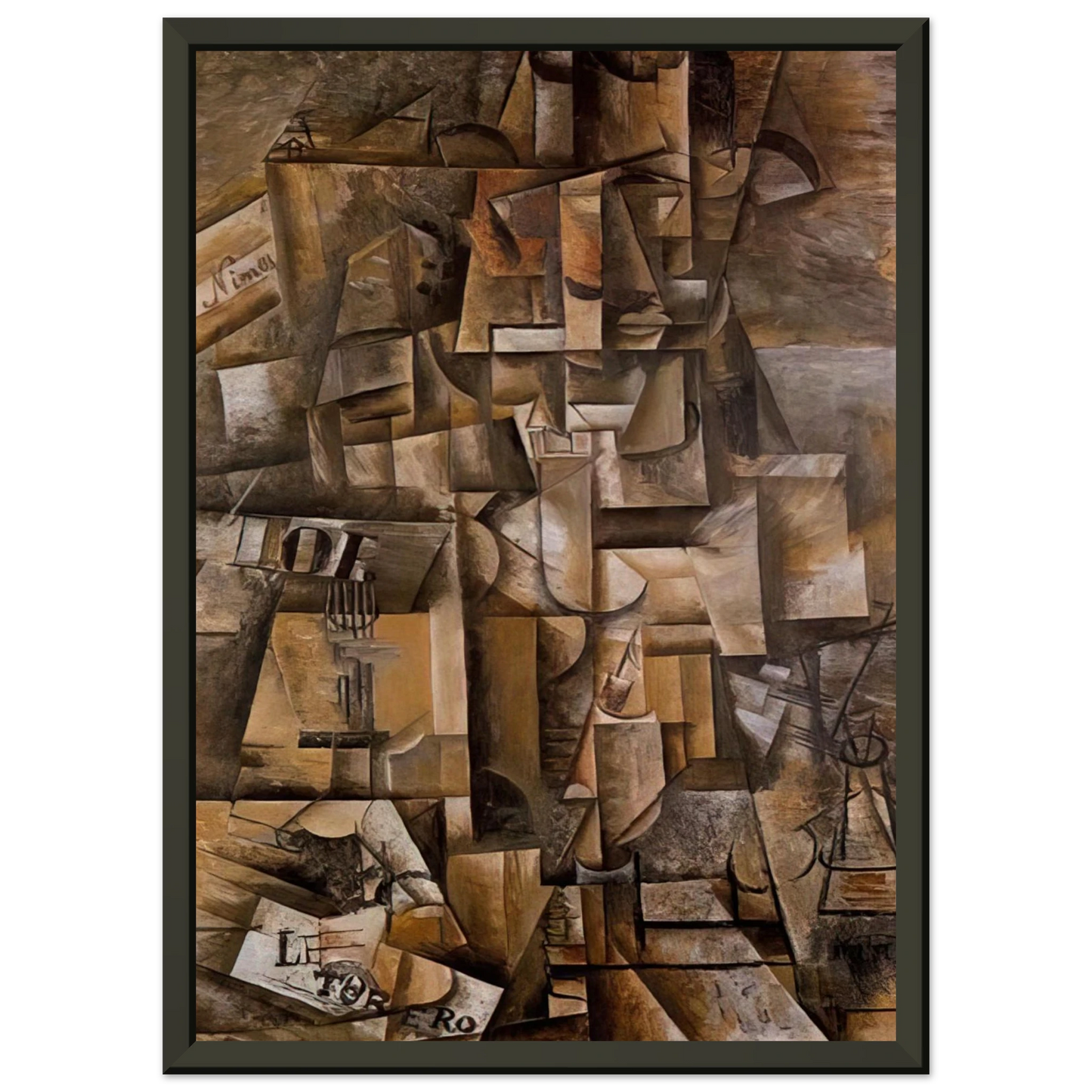 Pablo Picasso The aficionado The torero Framed Art Print - Aluminum Frame - 60x80 cm / 24x32 inches