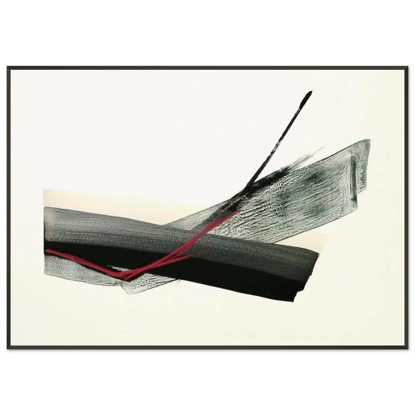 Toko Shinoda Gratitude Abstract Expressionism Framed Art Print - Aluminum Frame - 21x29.7 cm / 8x12"