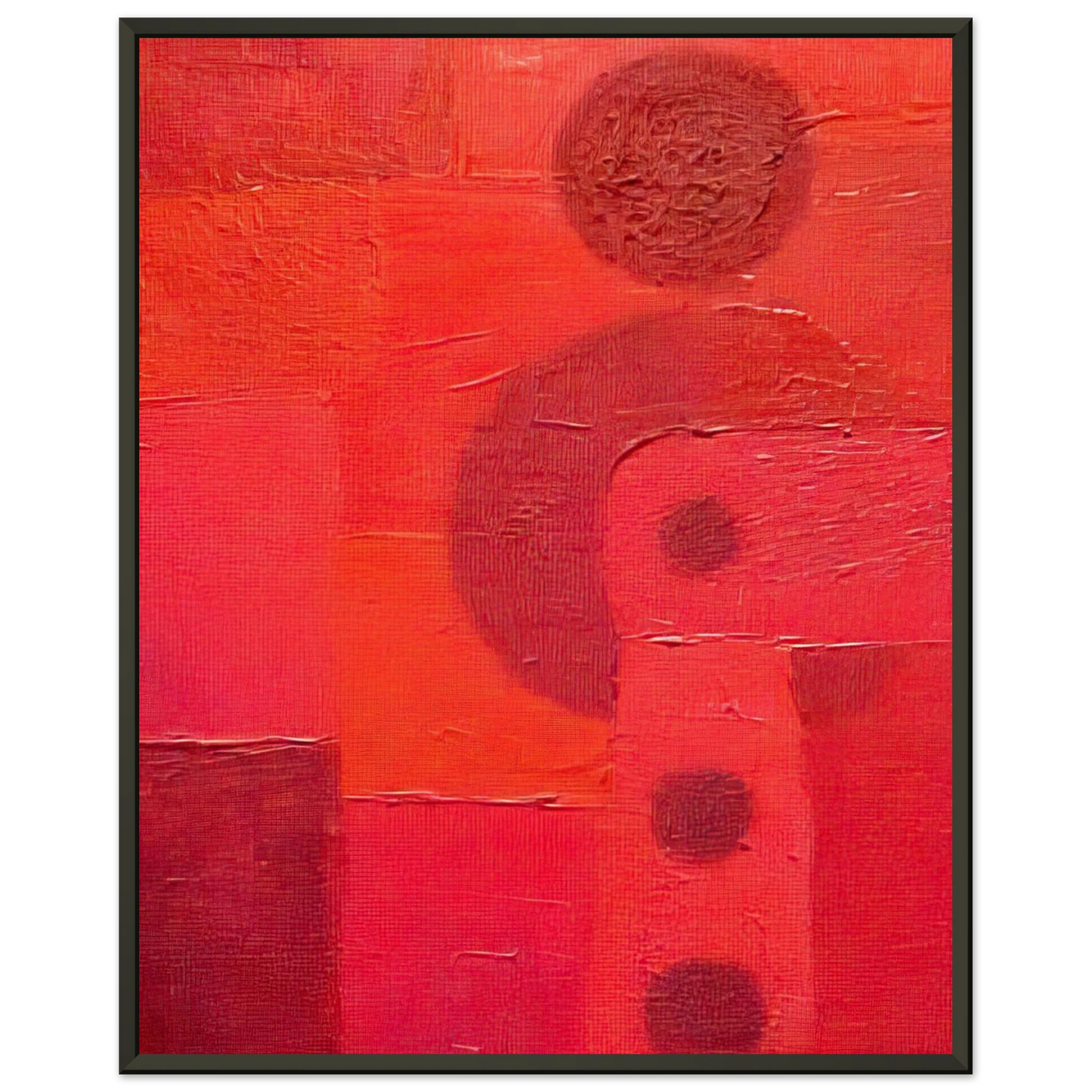 Pedro Coronel Deshabitados 101 Framed Art Print - Aluminum Frame - 70x100 cm / 28x40 inches