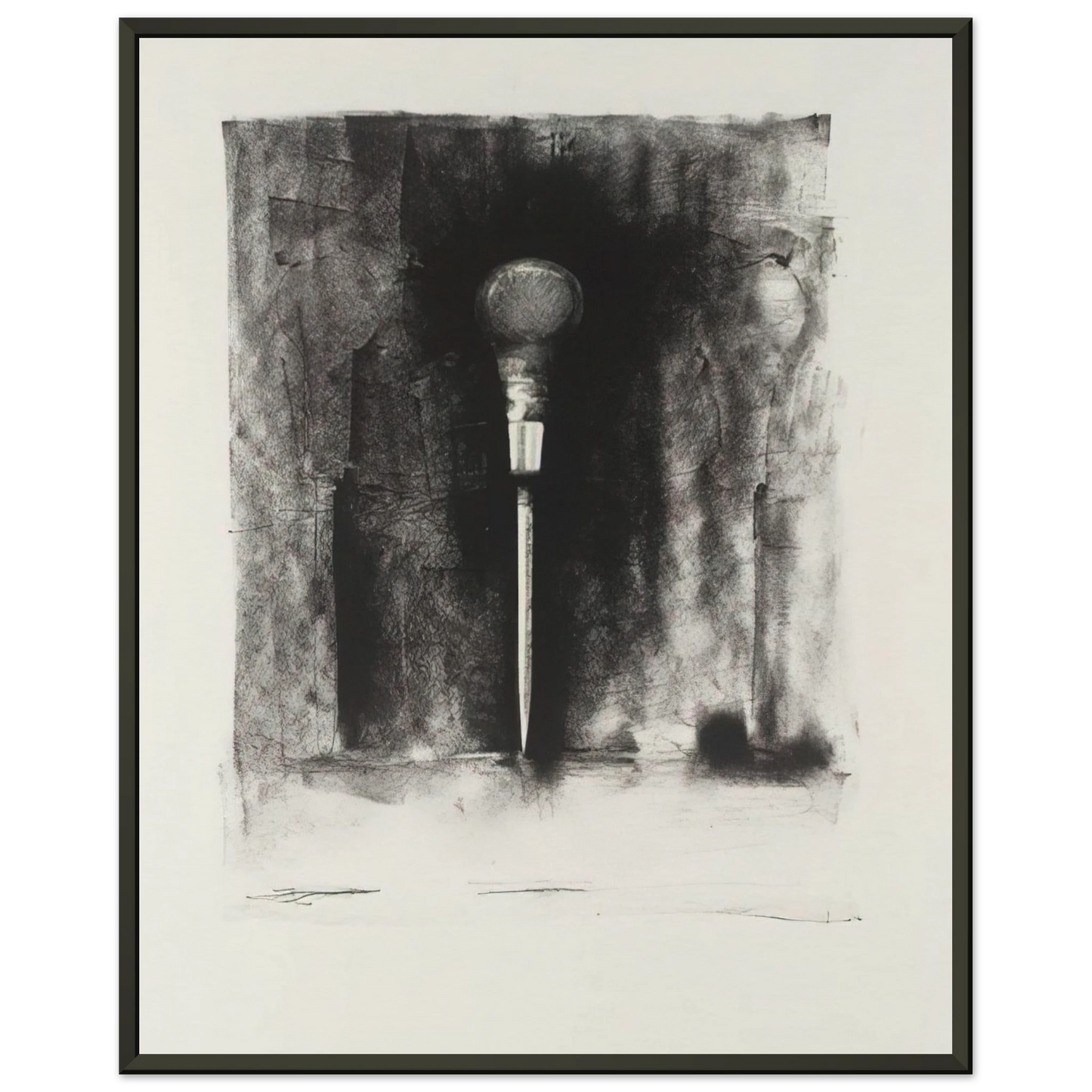 Jim Dine UNTITLED FROM TEN WINTER TOOLS 1973 3 Framed Art Print - Aluminum Frame - 60x80 cm / 24x32 inches