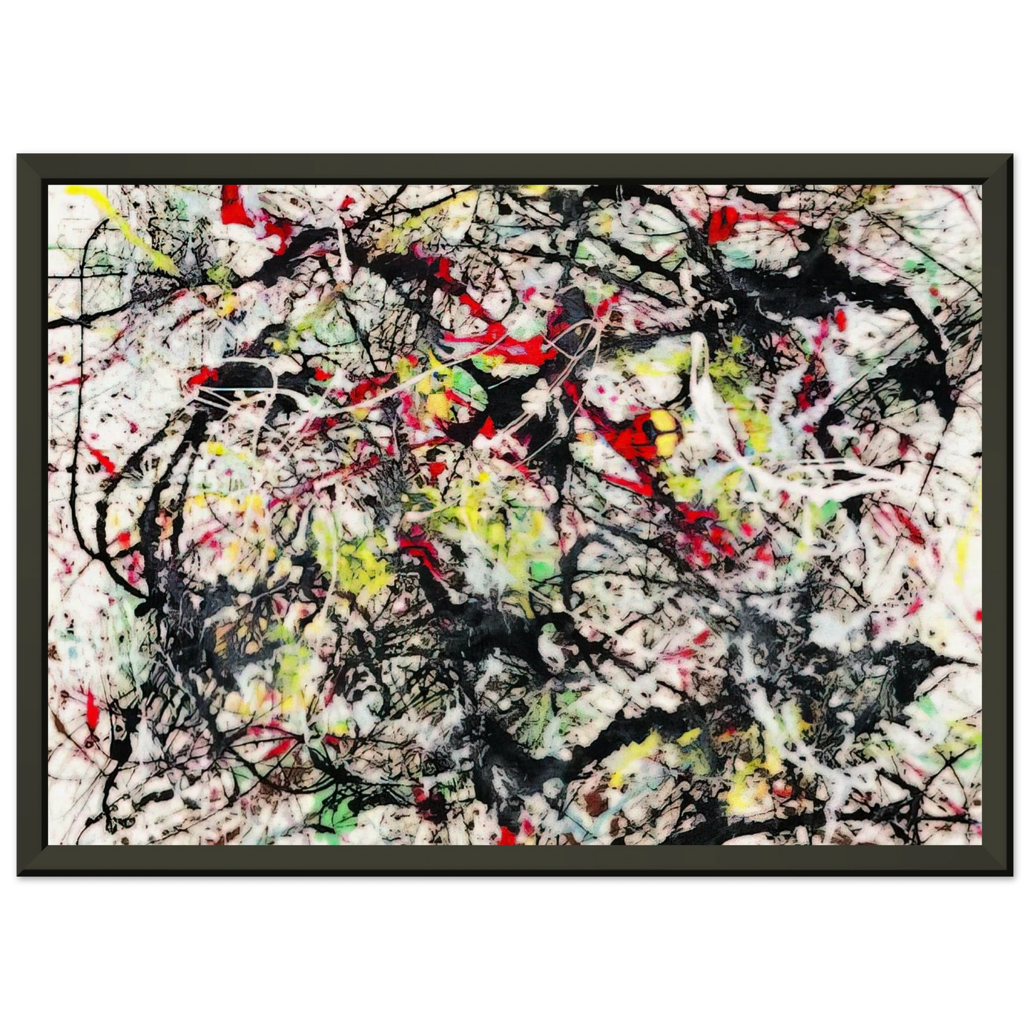 Jackson Pollock NUMBER 48 1949 Framed Art Print - Aluminum Frame - 40x50 cm / 16x20 inches
