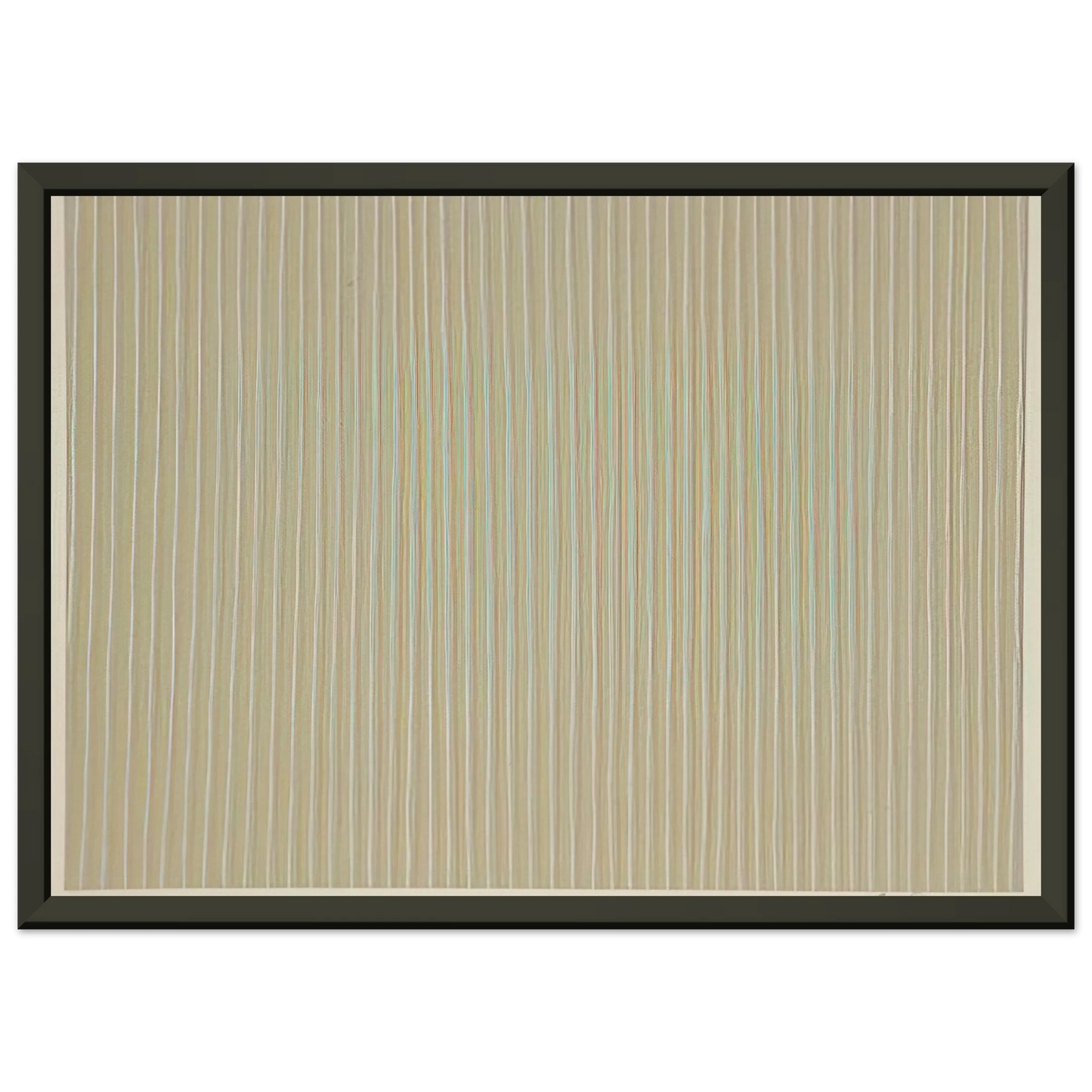 Gene Davis Carousel 1980 Framed Art Print - Aluminum Frame - 40x50 cm / 16x20 inches