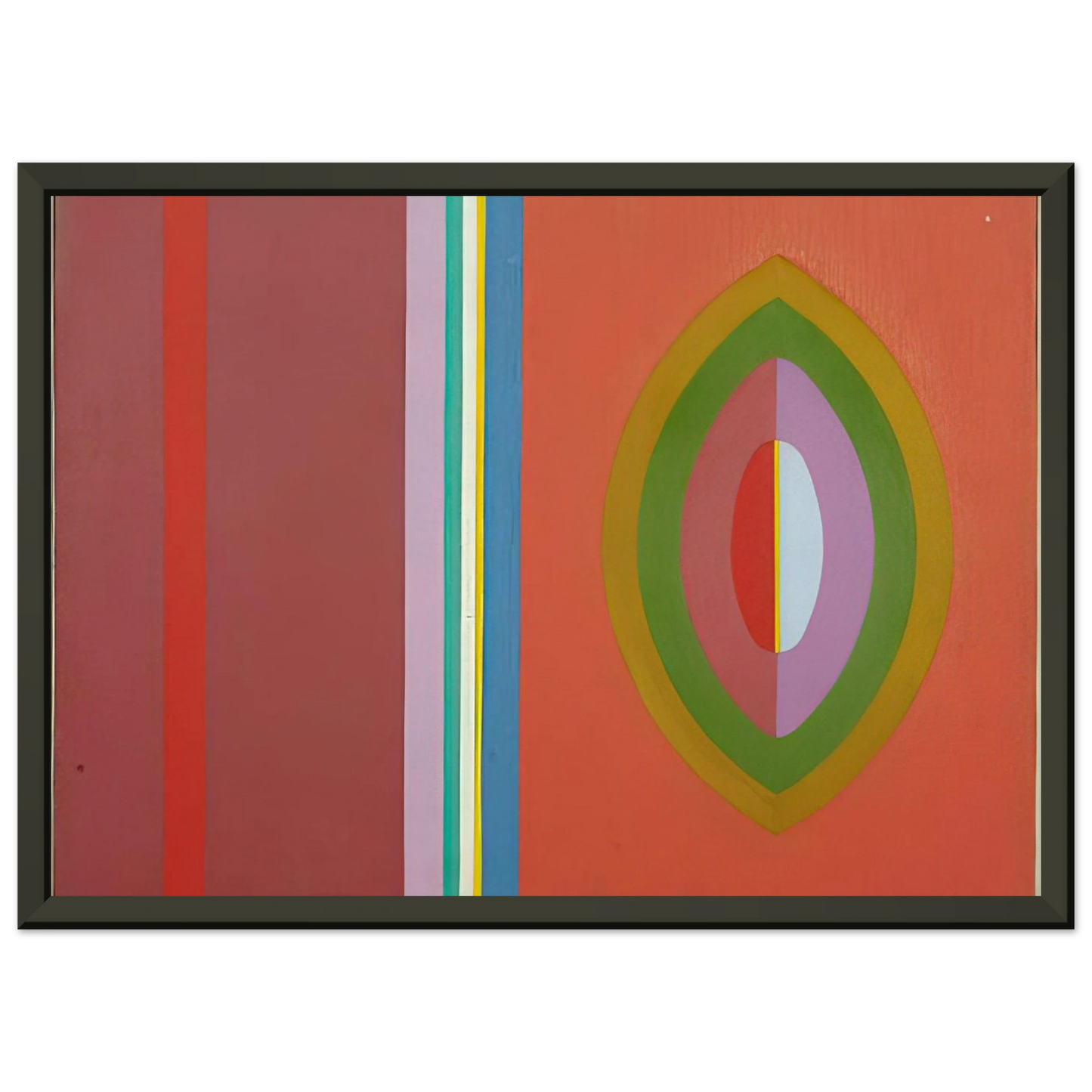 John Ferren Quiet 1965 Framed Art Print - Aluminum Frame - 40x50 cm / 16x20 inches