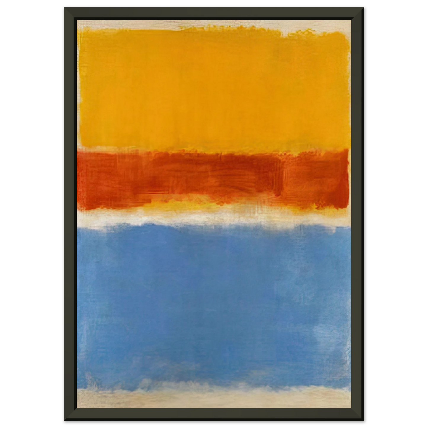 Mark Rothko Untitled Yellow Red and Blue 1953 Framed Art Print - Aluminum Frame - 70x100 cm / 28x40 inches