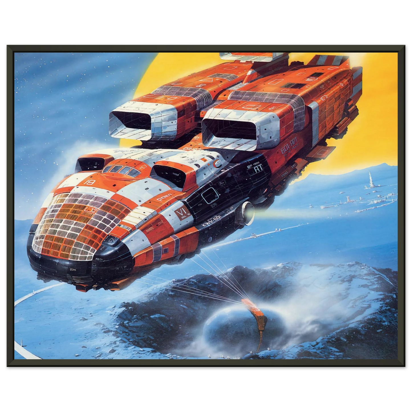 Chris Foss Chris Foss Framed Art Print - Aluminum Frame - 70x100 cm / 28x40 inches