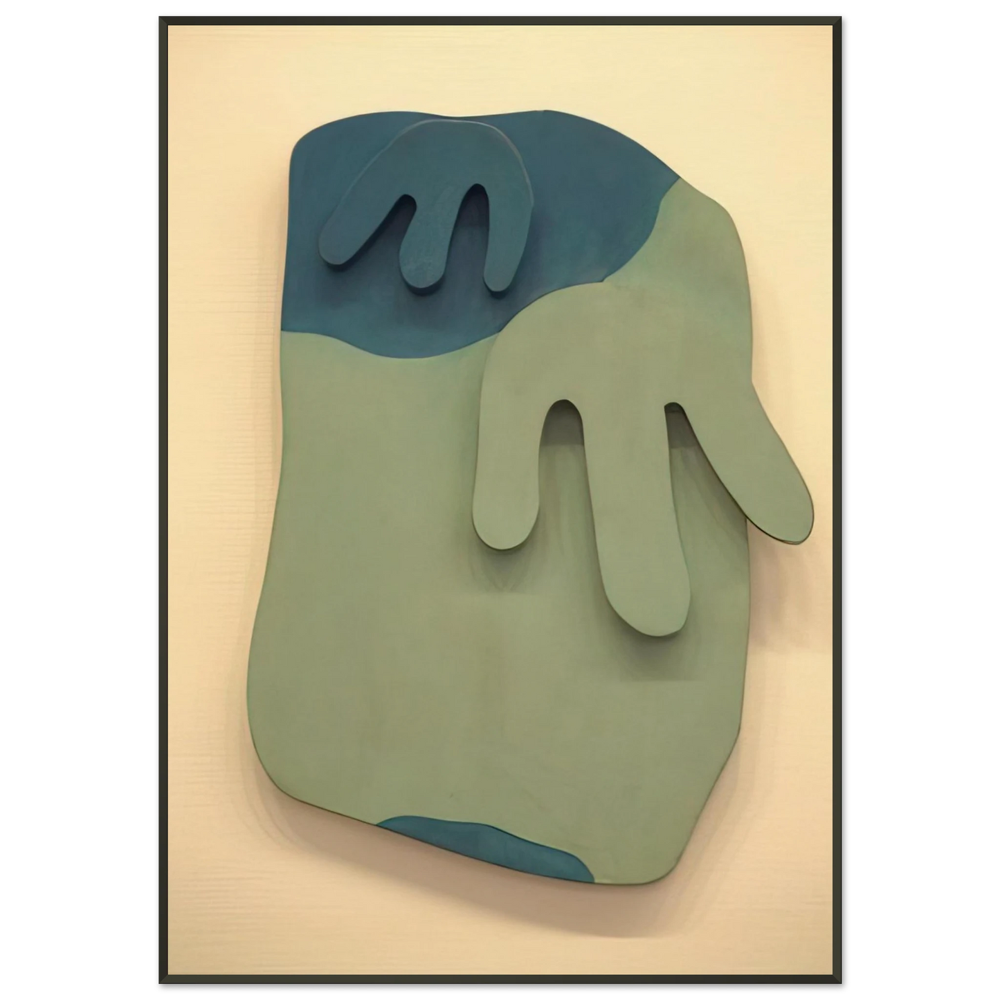 Jean Arp Tete Paysage Framed Art Print - Aluminum Frame - 21x29.7 cm / 8x12"