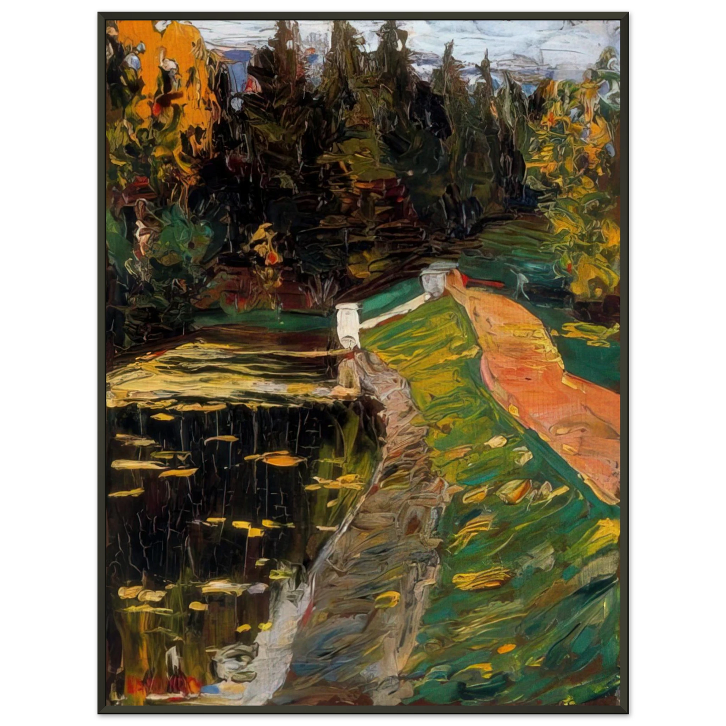 Wassily Kandinsky NOTDETECTED189369 Framed Art Print - Aluminum Frame - 60x80 cm / 24x32 inches