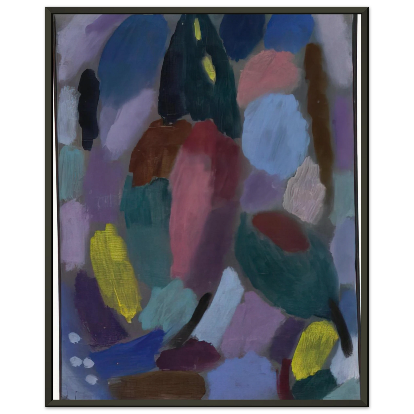 Alexej von Jawlensky VARIATION FIELD OF TULIPS 1916 Framed Art Print - Aluminum Frame - 60x80 cm / 24x32 inches
