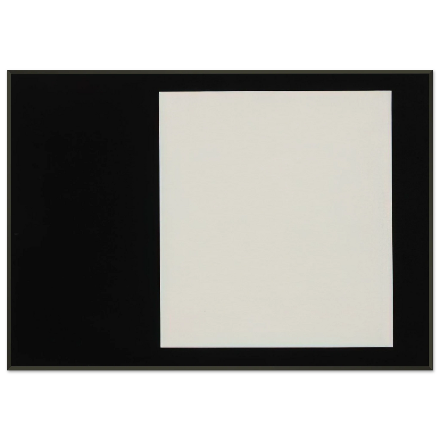Ellsworth Kelly Rectangle from the series Line Form Color Framed Art Print - Aluminum Frame - 21x29.7 cm / 8x12"