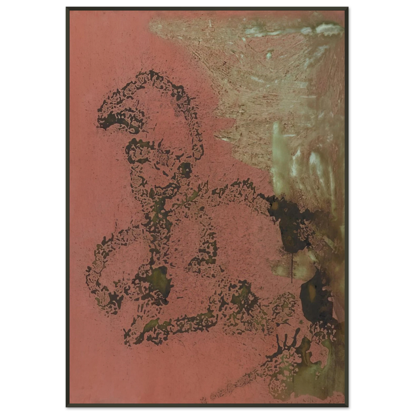 Andy Warhol Oxidation Painting Framed Art Print - Aluminum Frame - 21x29.7 cm / 8x12"