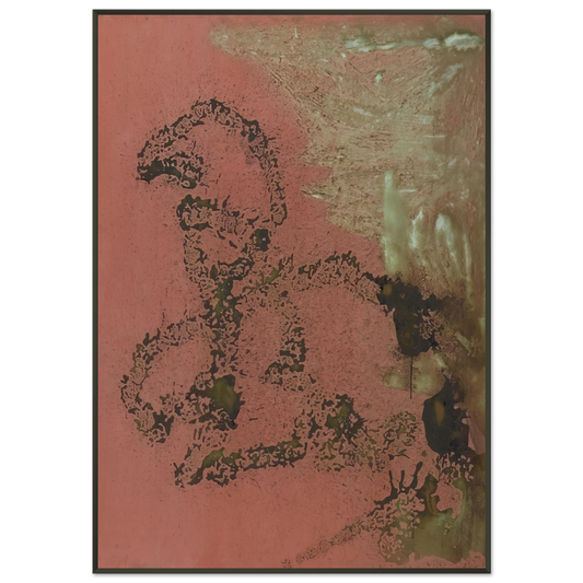 Andy Warhol  Oxidation Painting Framed Art Print  - Aluminum Frame - 21x29.7 cm / 8x12"