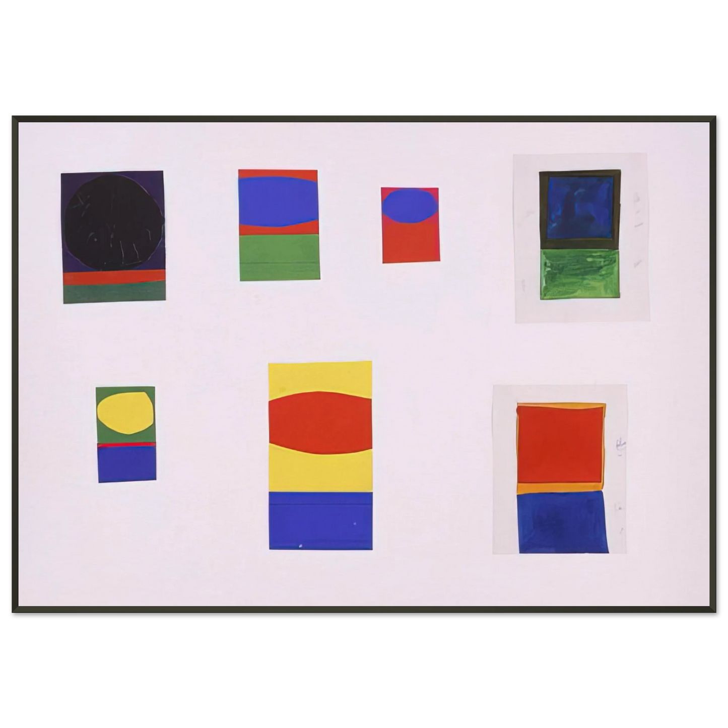 Ellsworth Kelly Tablet 153 Framed Art Print - Aluminum Frame - 21x29.7 cm / 8x12"