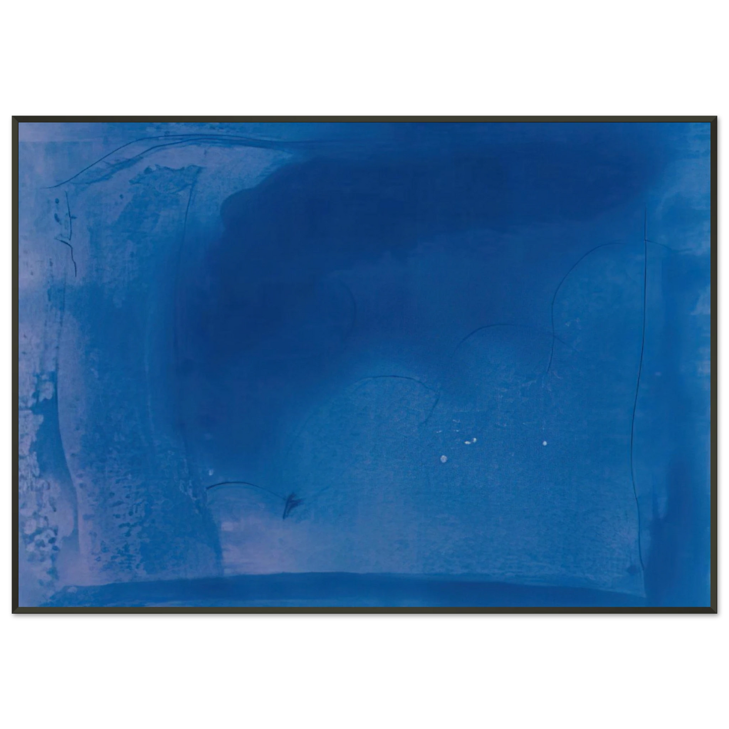 Helen Frankenthaler Corot s Mark 1987 Framed Art Print - Aluminum Frame - 21x29.7 cm / 8x12"