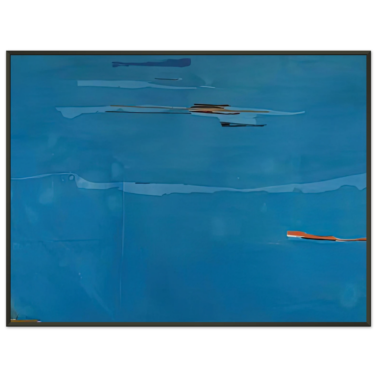 Helen Frankenthaler  Ocean Drive West 1 1974 Framed Art Print  - Aluminum Frame - 70x100 cm / 28x40 inches