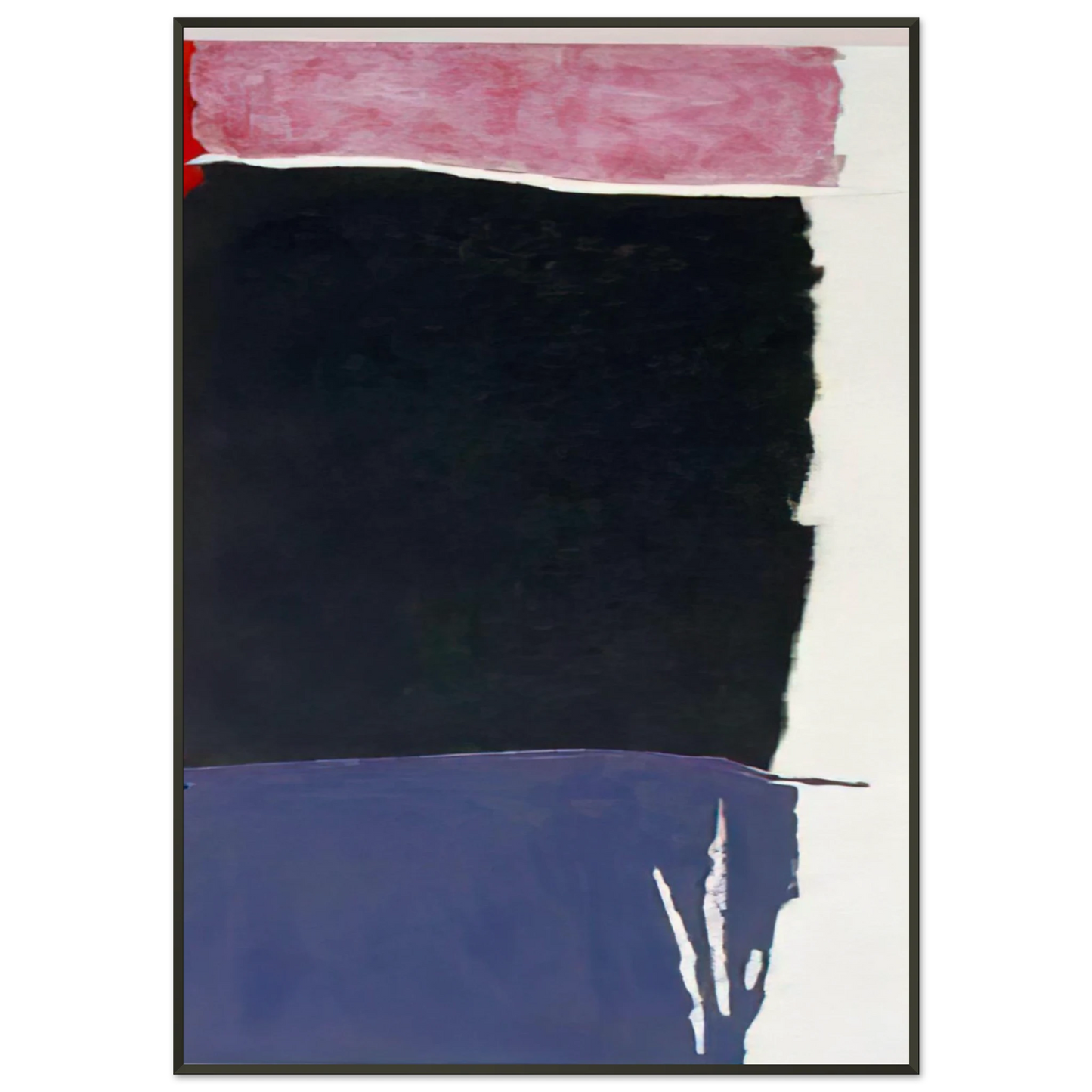 Theodoros Stamos Infinity Field Lefkatos Series II 1978 Framed Art Print - Aluminum Frame - 21x29.7 cm / 8x12"