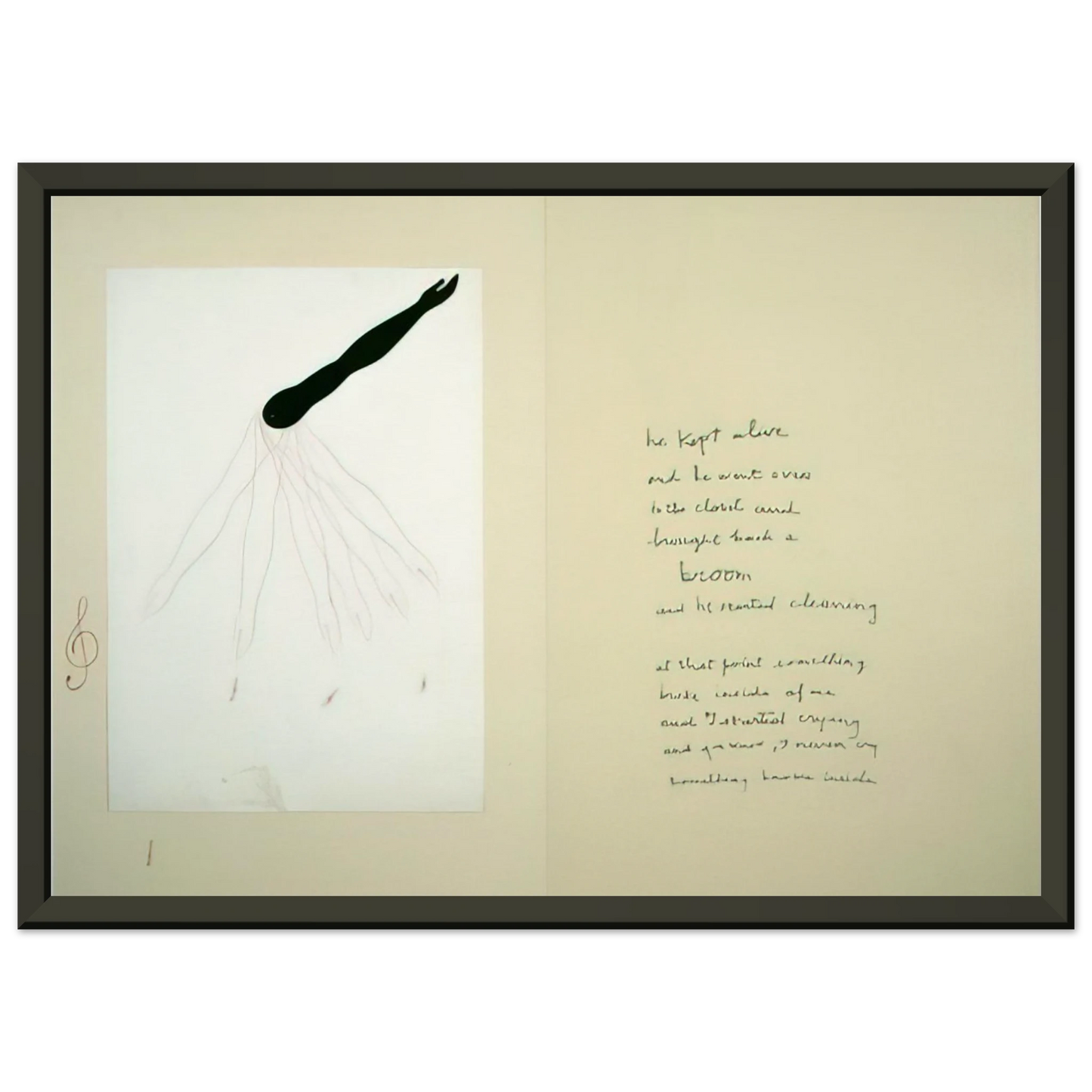 Louise Bourgeois SUBLIMATION 2002 Framed Art Print - Aluminum Frame - 60x80 cm / 24x32 inches