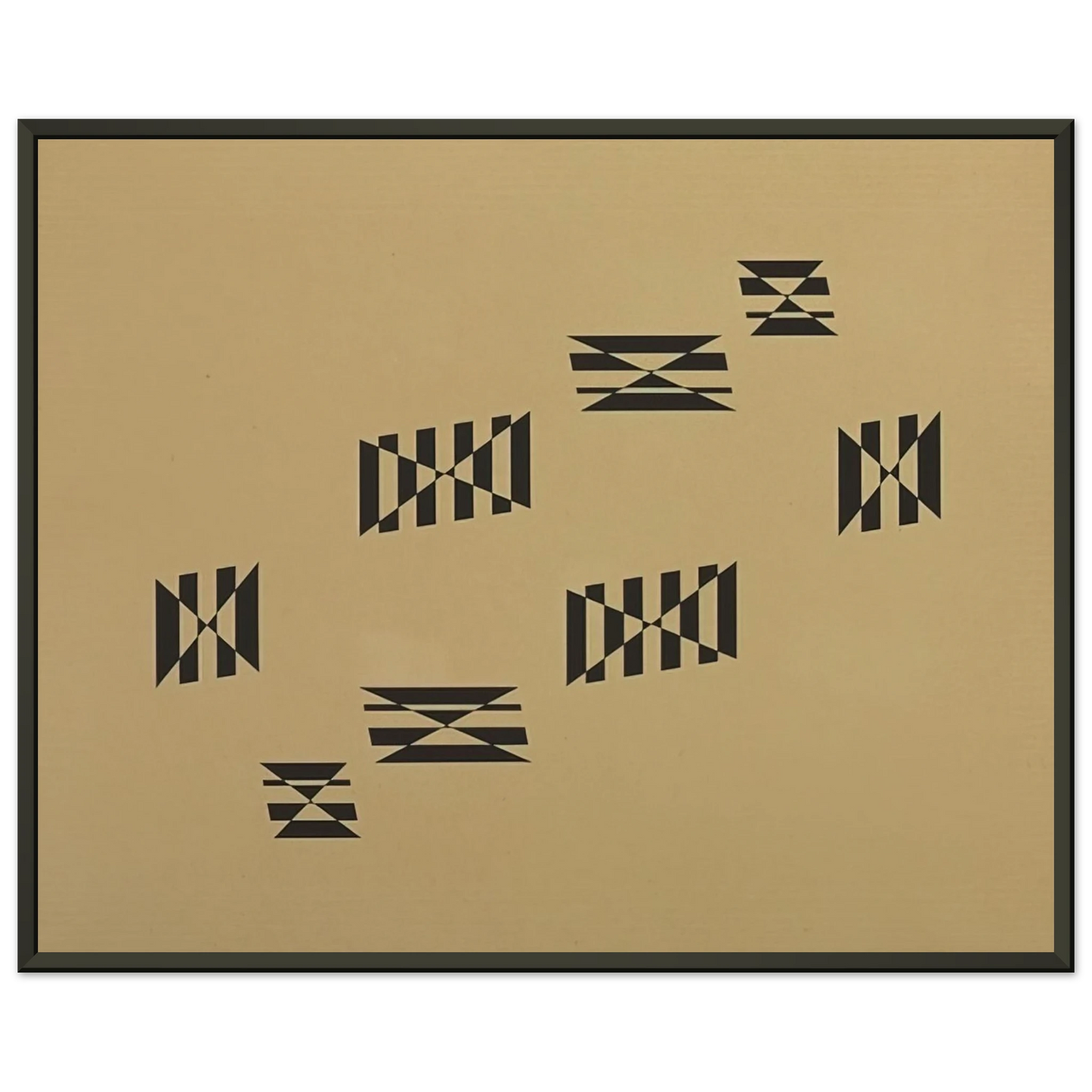 Helio Oiticica Metaesquema 1957 Framed Art Print - Aluminum Frame - 70x100 cm / 28x40 inches