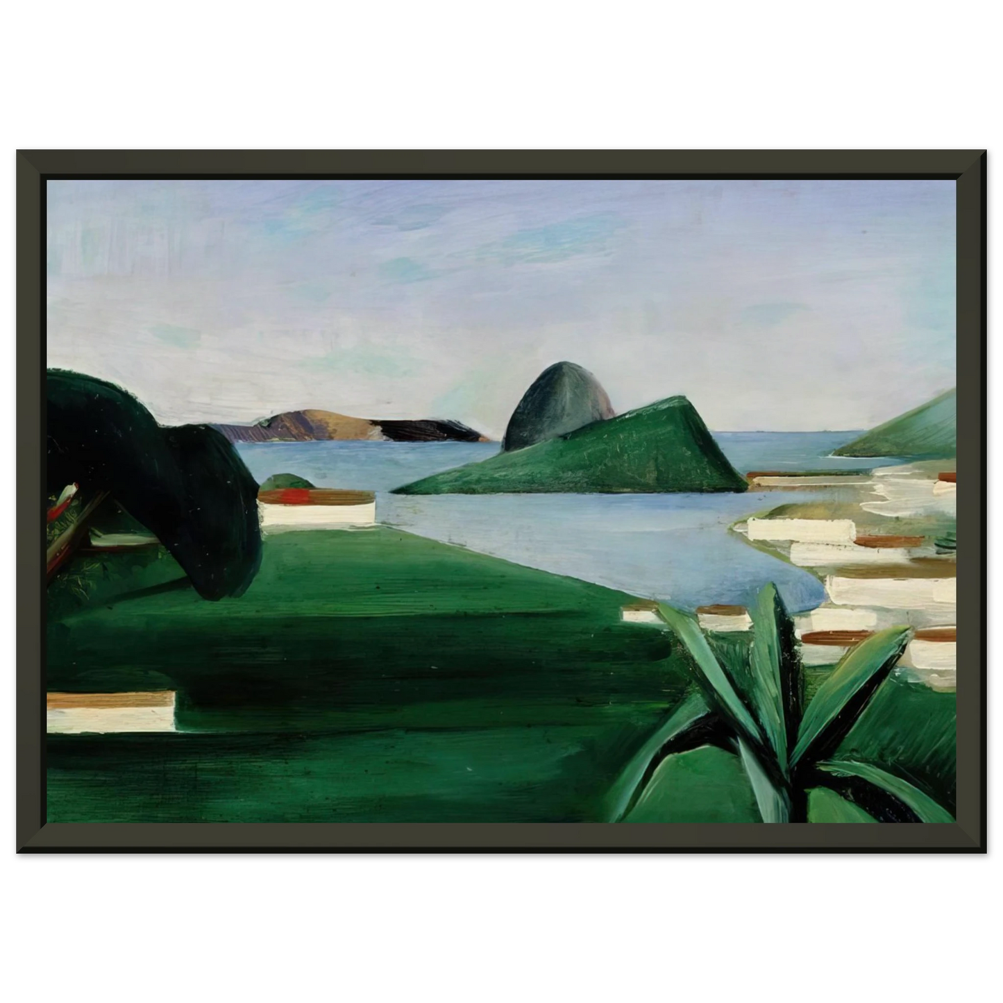 Tarsila do Amaral Rio de Janeiro Framed Art Print - Aluminum Frame - 60x80 cm / 24x32 inches