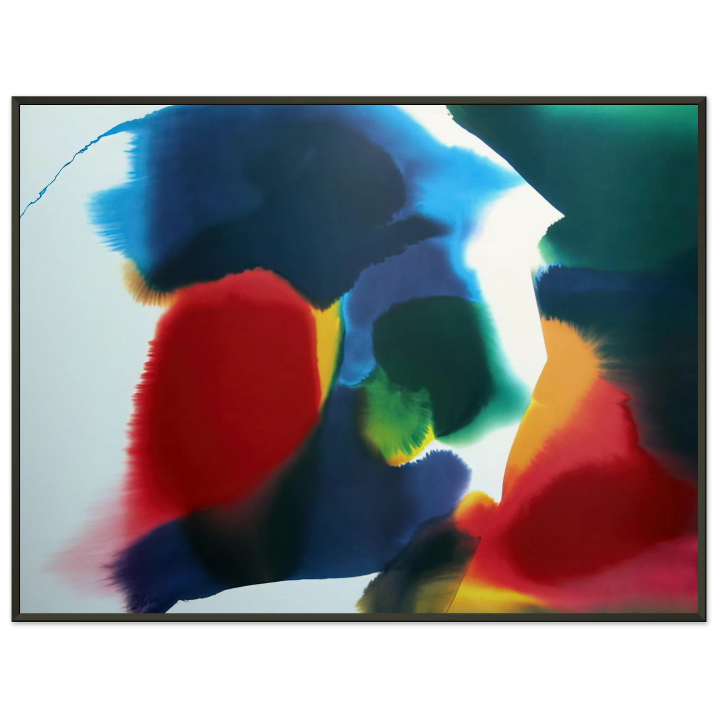 Paul Jenkins Phenomena Sherman Vortex Framed Art Print - Aluminum Frame - 70x100 cm / 28x40 inches