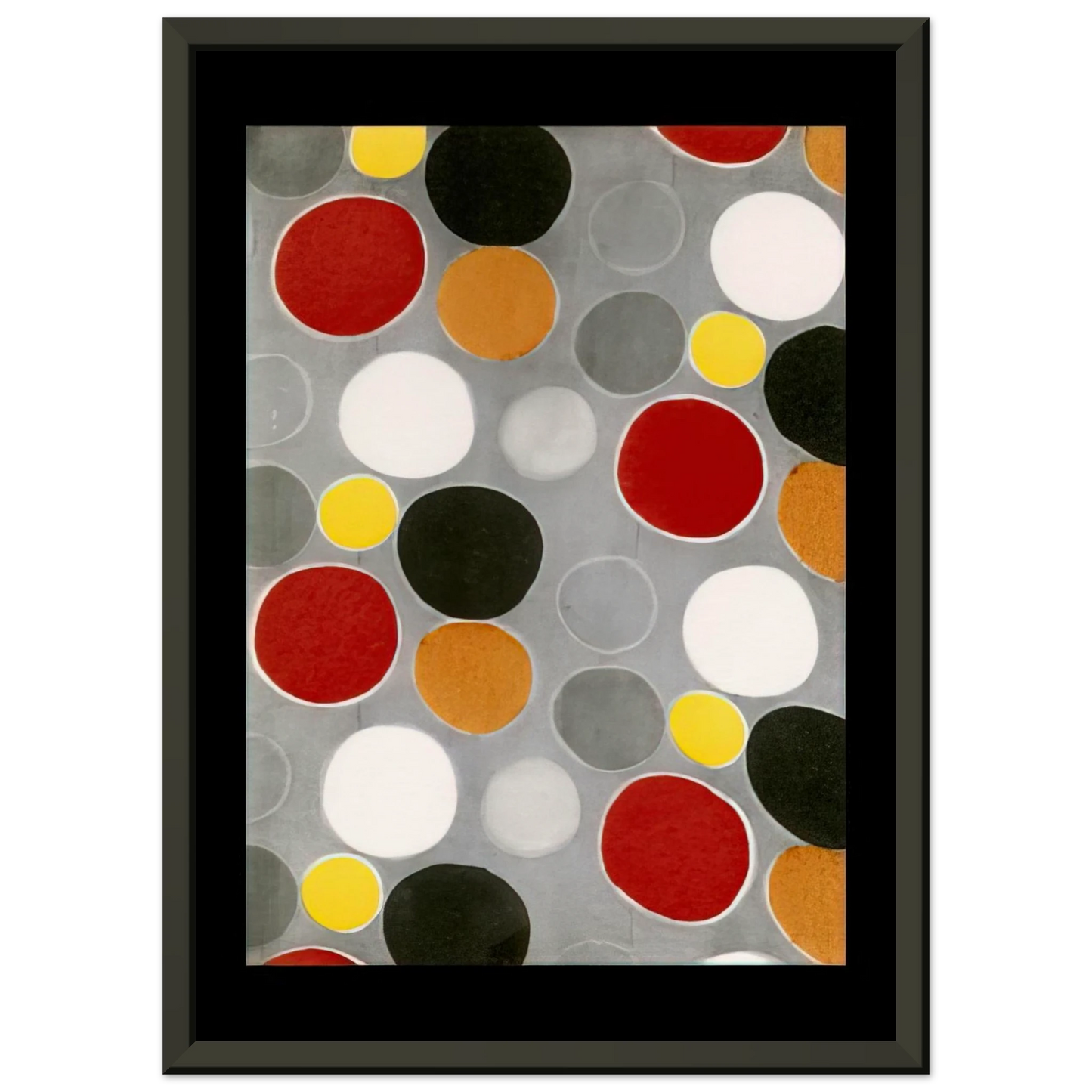 Sonia Delaunay FABRIC PATTERN Framed Art Print - Aluminum Frame - 70x100 cm / 28x40 inches