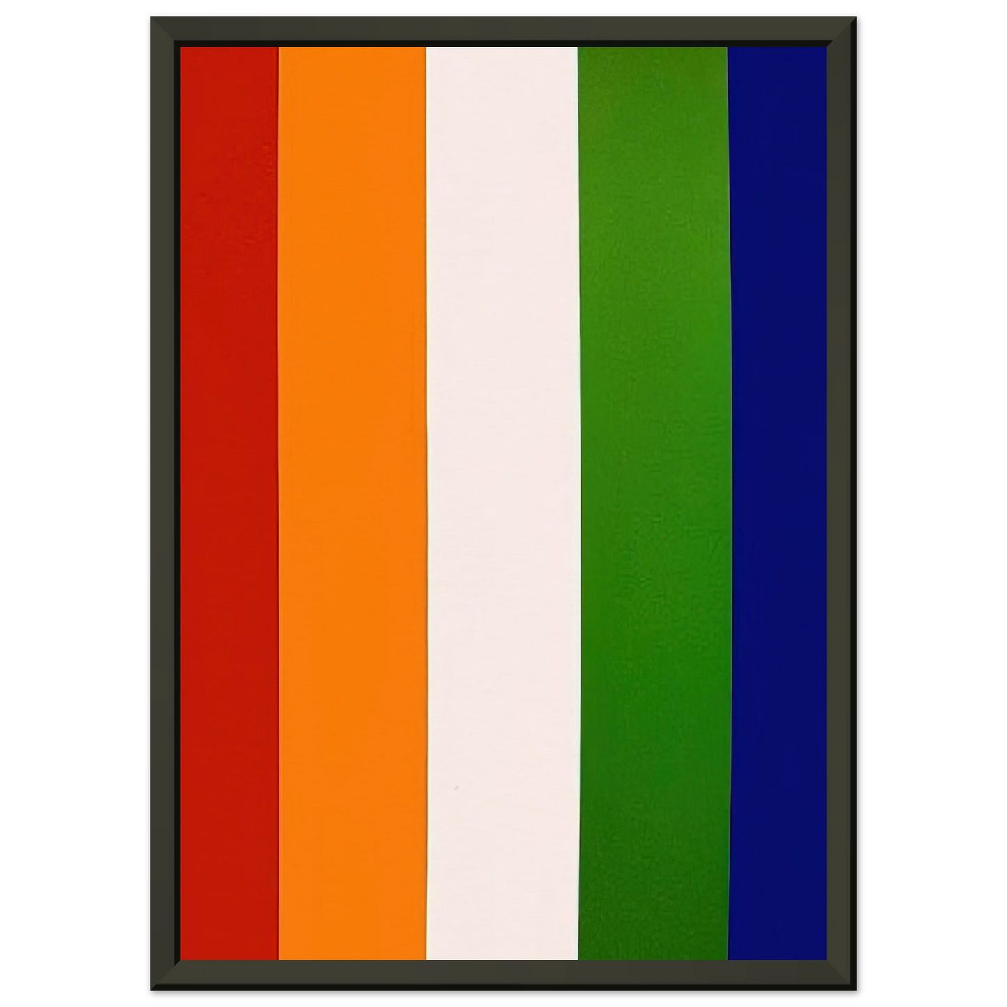 Ellsworth Kelly Red Orange White Green Blue Framed Art Print - Aluminum Frame - 40x50 cm / 16x20 inches