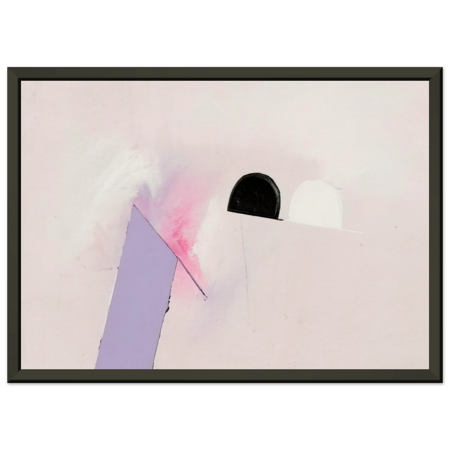 Luis Feito UNTITLED Framed Art Print - Aluminum Frame - 40x50 cm / 16x20 inches
