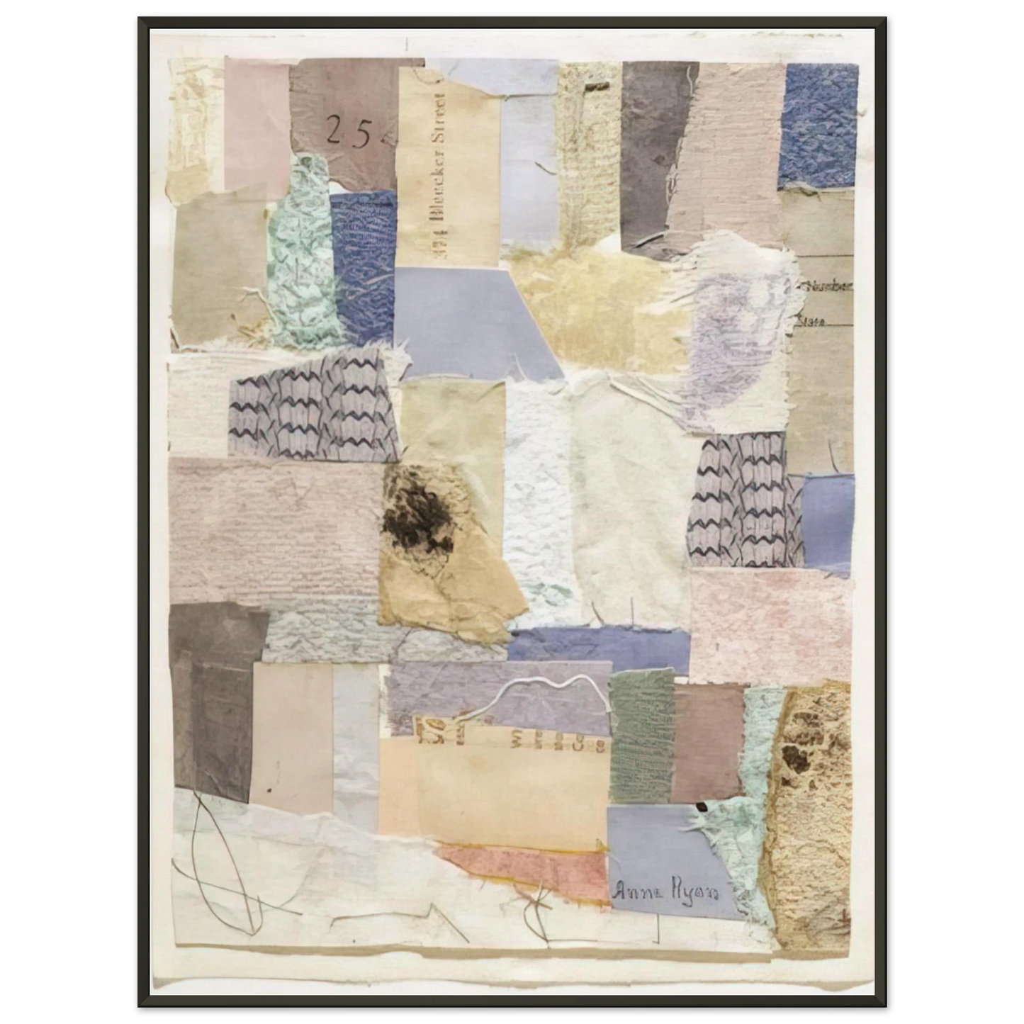 Anne Ryan Number 334 Abstract Expressionism Framed Art Print - Aluminum Frame - 60x80 cm / 24x32 inches