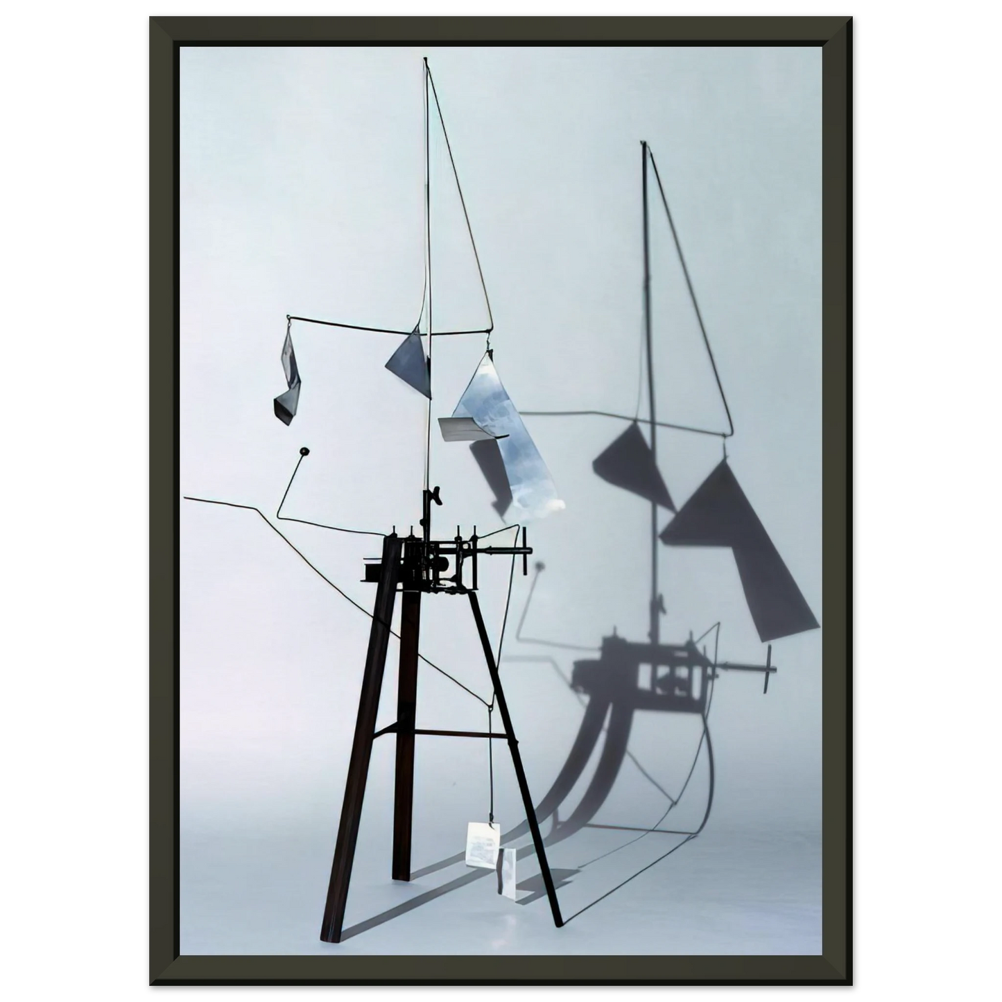 Bruno Munari Useless Machine Arrhythmic Carousel 1953 Framed Art Print - Aluminum Frame - 60x80 cm / 24x32 inches