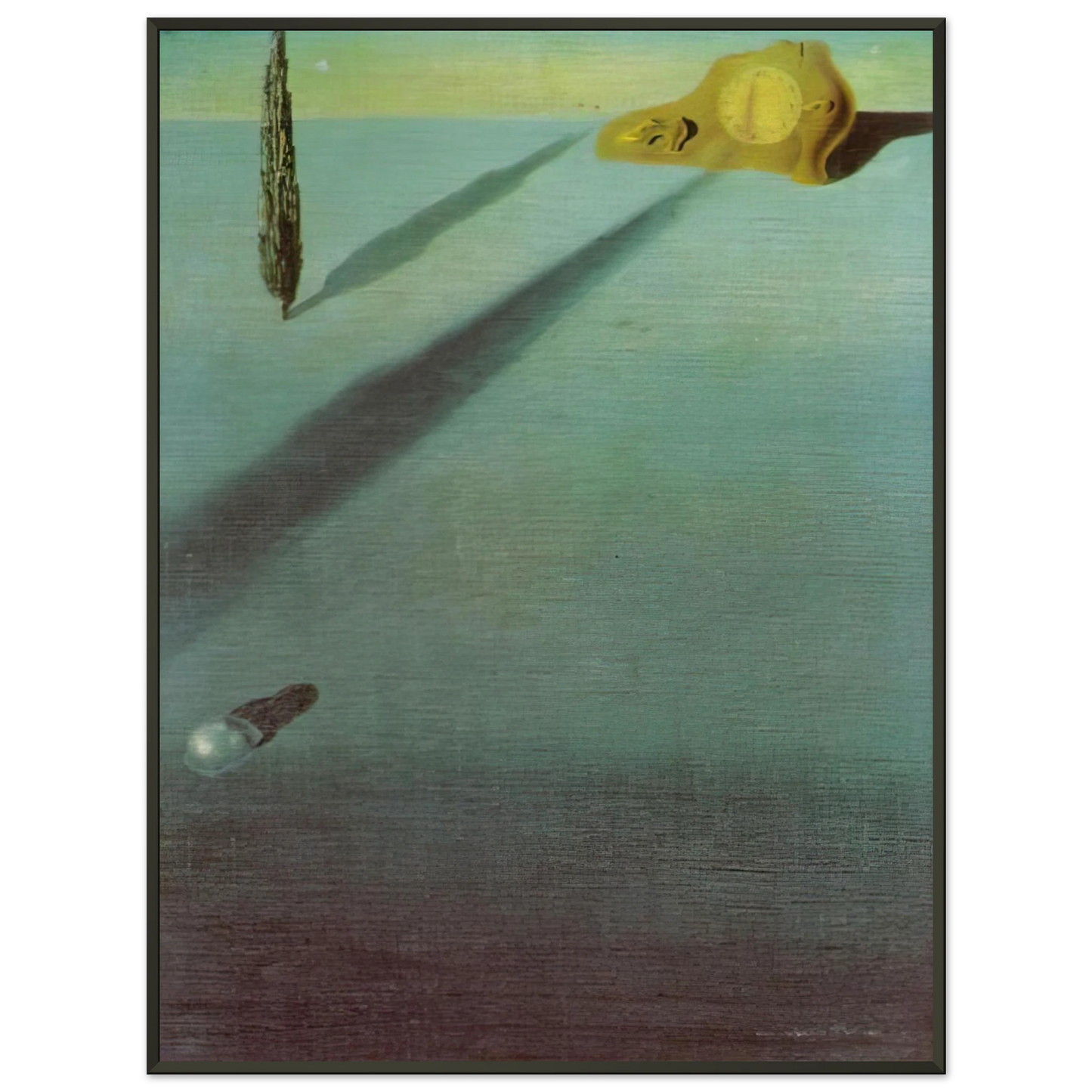 Salvador Dali THE SENSE OF SPEED Framed Art Print - Aluminum Frame - 70x100 cm / 28x40 inches