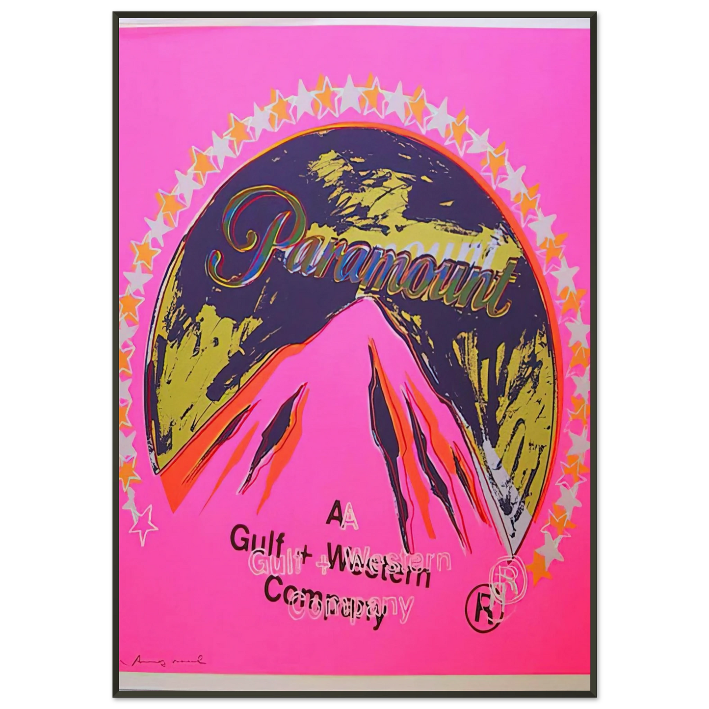 Andy Warhol Paramount Framed Art Print - Aluminum Frame - 21x29.7 cm / 8x12"