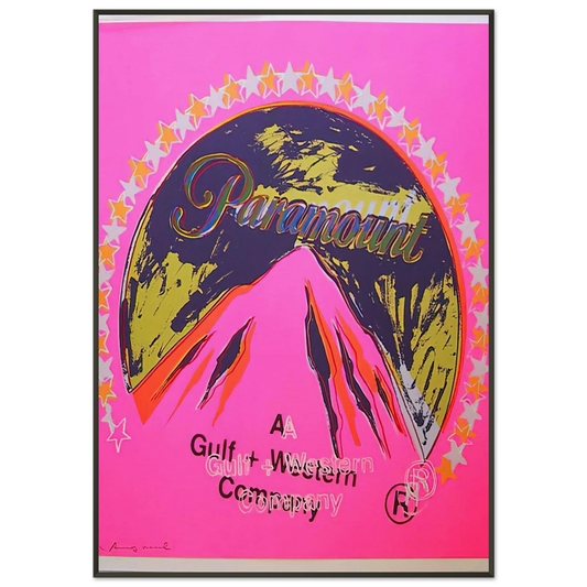 Andy Warhol  Paramount Framed Art Print  - Aluminum Frame - 21x29.7 cm / 8x12"