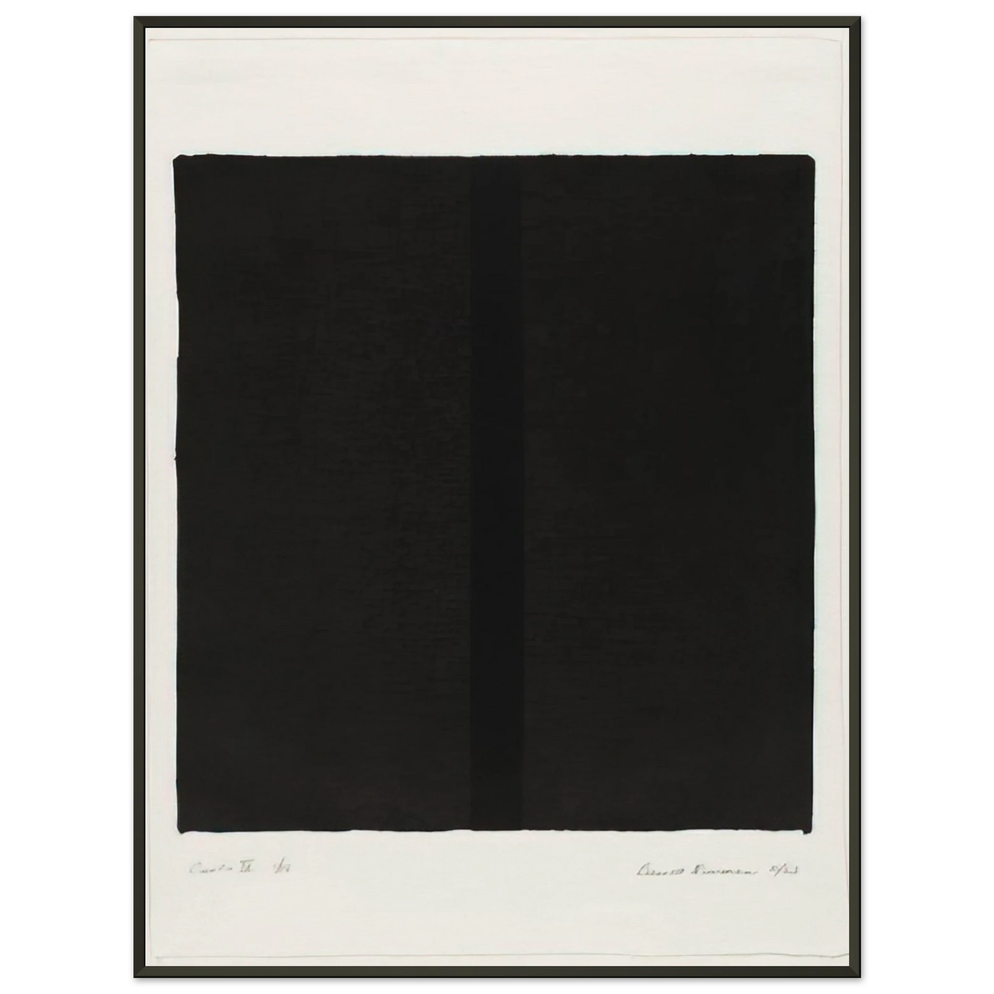 Barnett Newman Canto IV Framed Art Print - Aluminum Frame - 40x50 cm / 16x20 inches