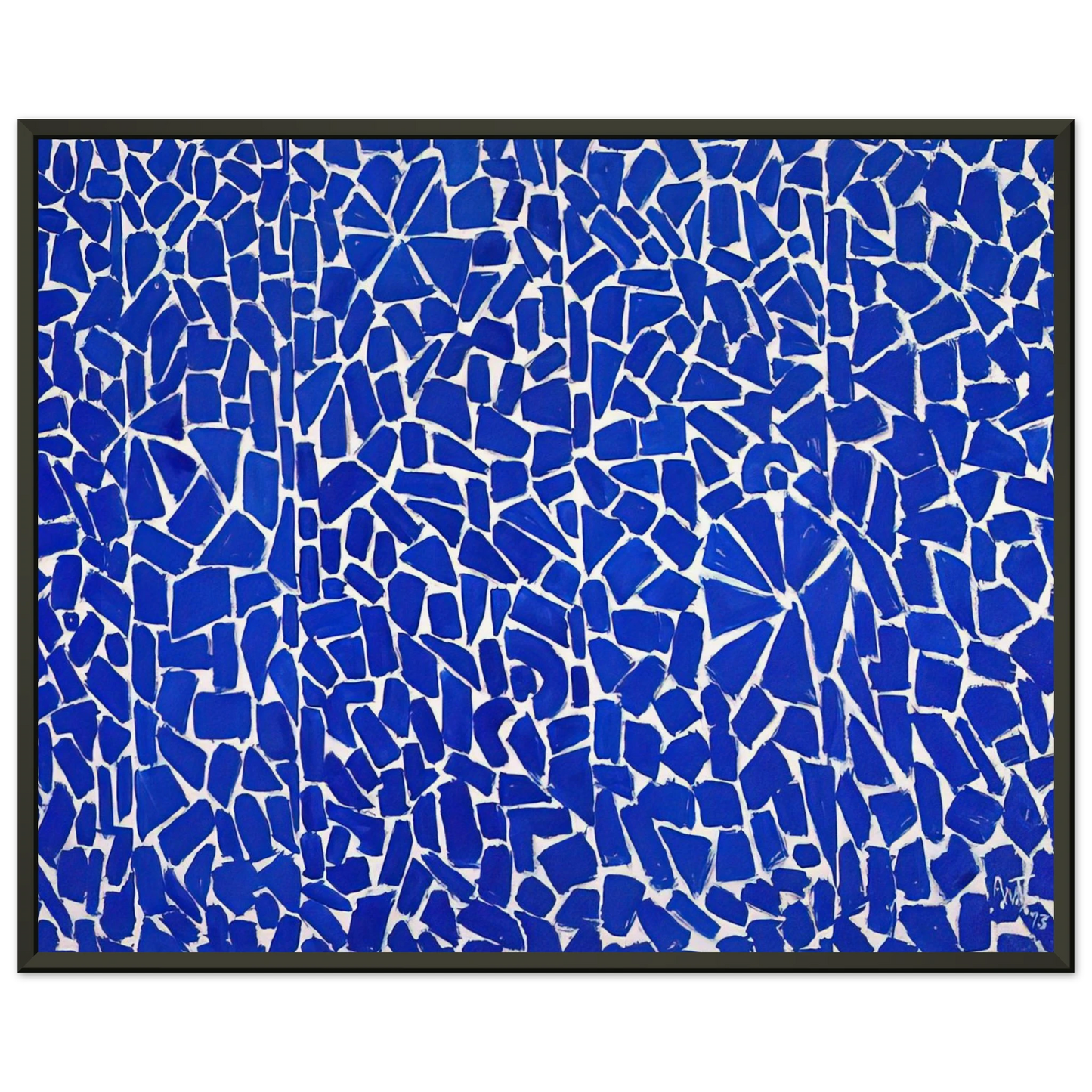 Alma Woodsey Thomas ELYSIAN FIELDS 1973 Framed Art Print - Aluminum Frame - 60x80 cm / 24x32 inches