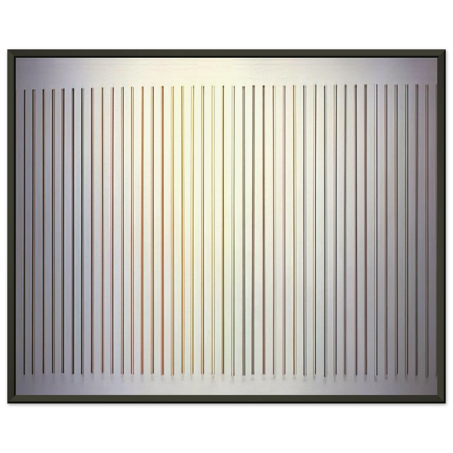 Gene Davis Color Needles 1984 Framed Art Print - Aluminum Frame - 60x80 cm / 24x32 inches