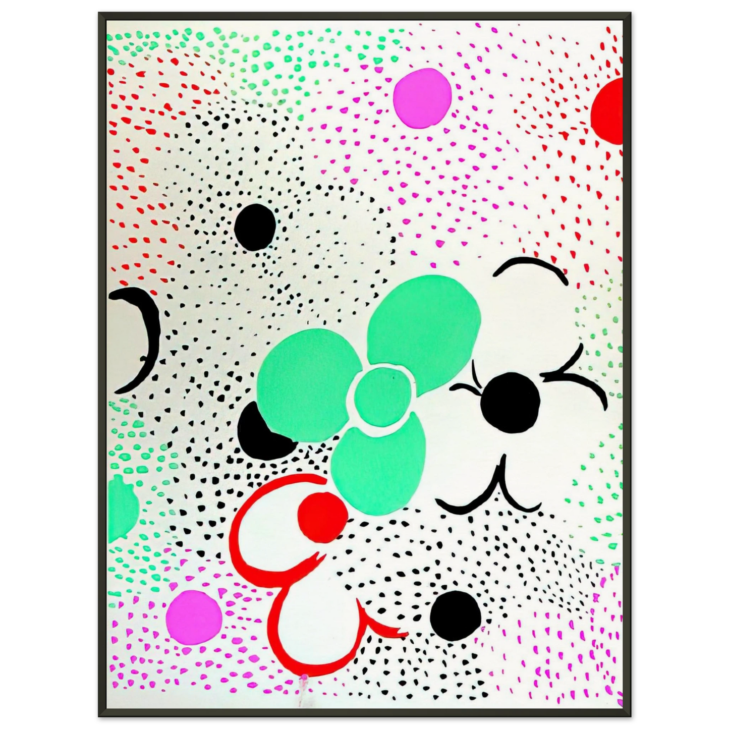 Sonia Delaunay COMPOSITION 12 Framed Art Print - Aluminum Frame - 70x100 cm / 28x40 inches