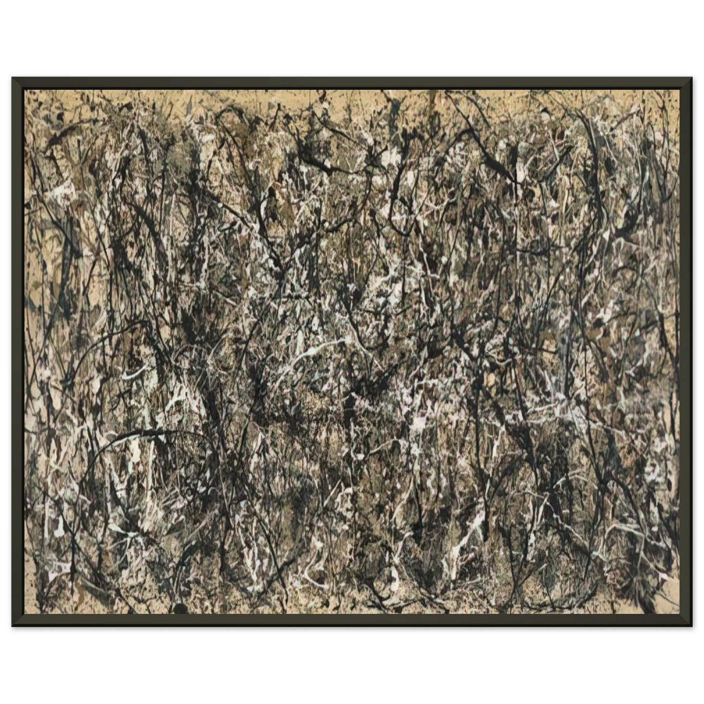 Jackson Pollock ONE NUMBER 31 1950 Framed Art Print - Aluminum Frame - 70x100 cm / 28x40 inches
