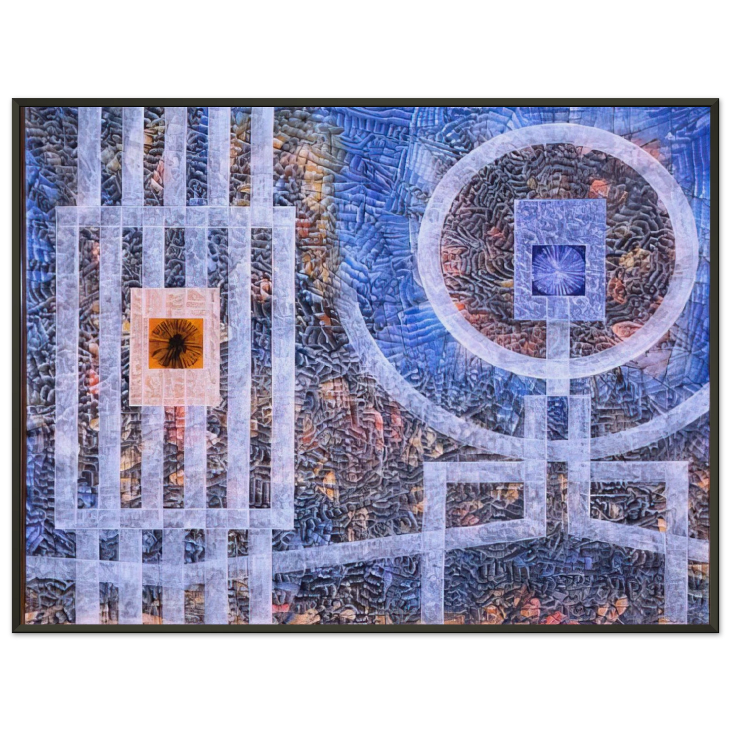 Jimmy Ernst Exile 1974 Framed Art Print - Aluminum Frame - 40x50 cm / 16x20 inches
