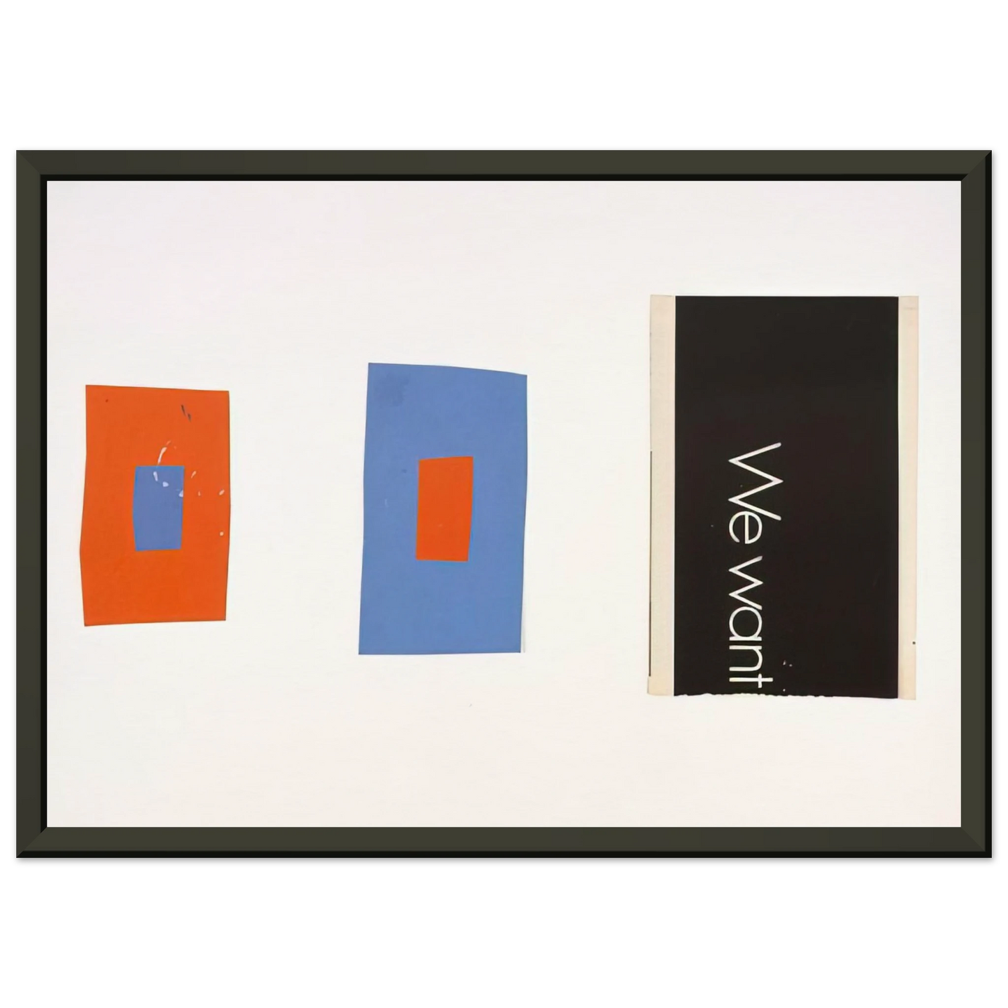 Ellsworth Kelly Tablet 105 Framed Art Print - Aluminum Frame - 70x100 cm / 28x40 inches