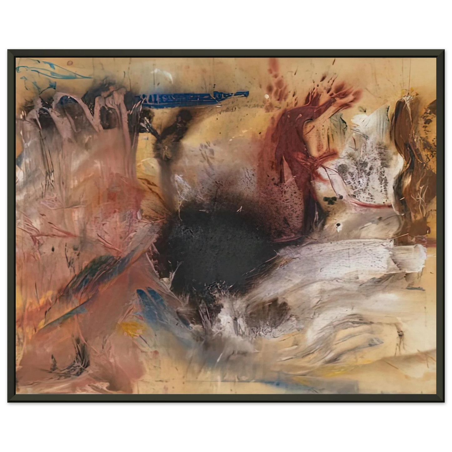 Helen Frankenthaler Sun Spot 1954 Framed Art Print - Aluminum Frame - 40x50 cm / 16x20 inches
