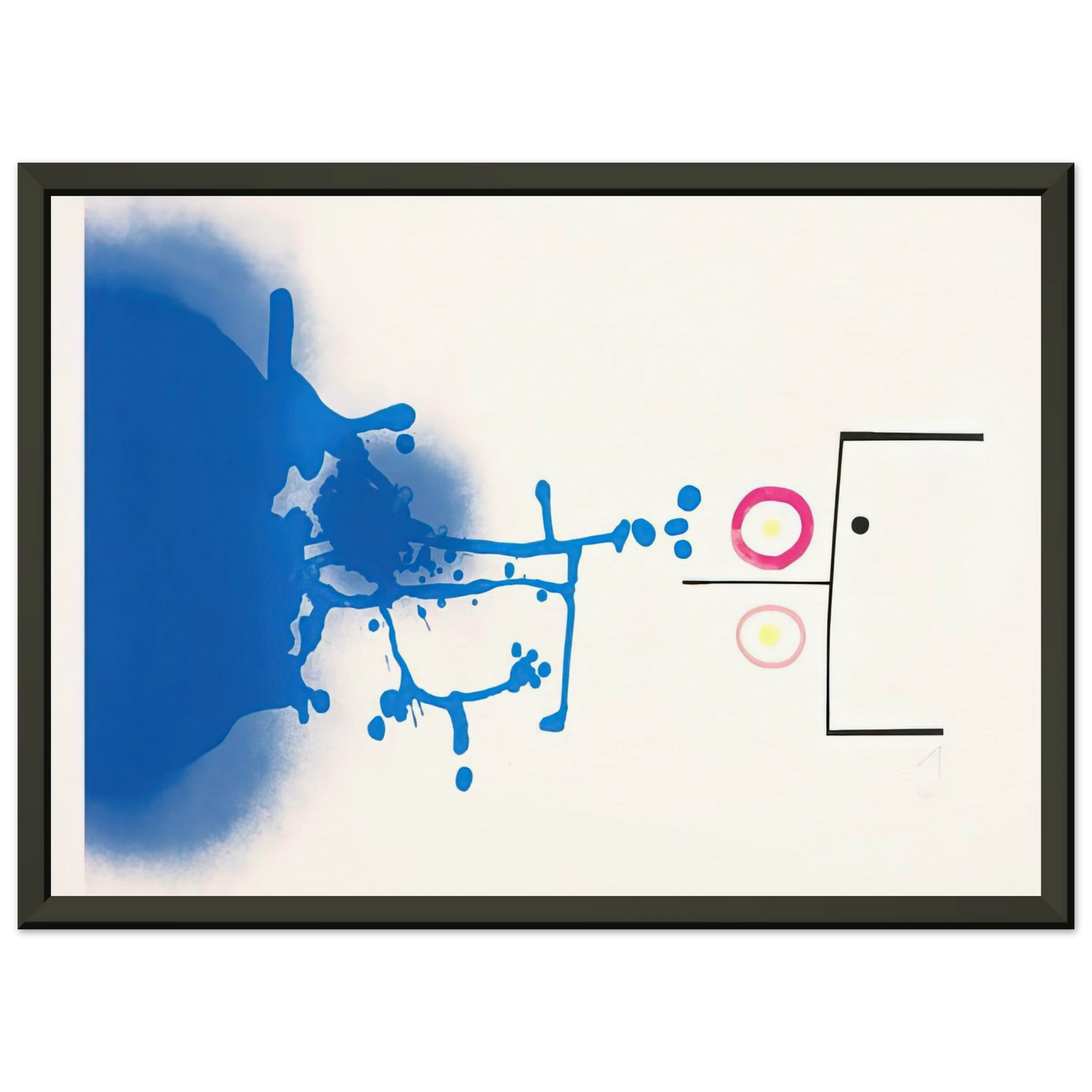 Victor Pasmore Sun and Sky 1979 Framed Art Print - Aluminum Frame - 70x100 cm / 28x40 inches