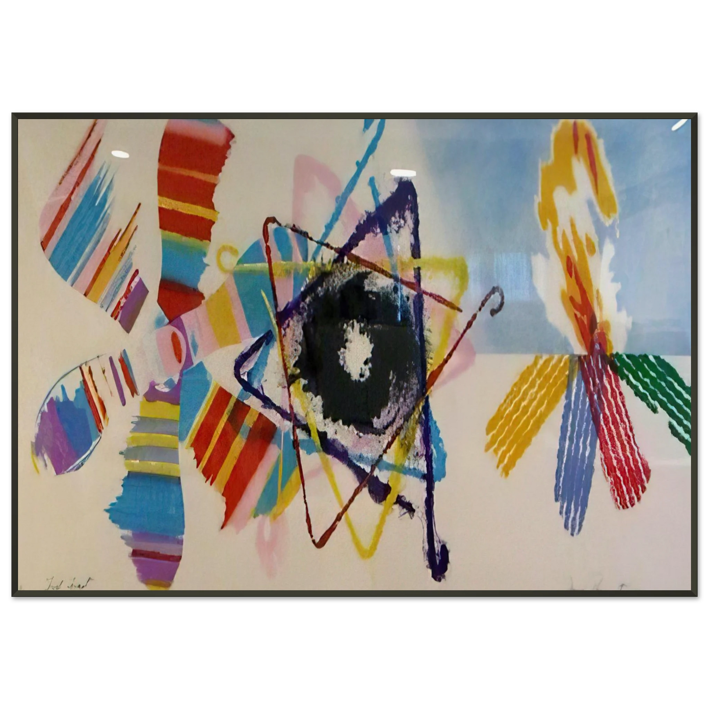 James Rosenquist Fast Feast Framed Art Print - Aluminum Frame - 21x29.7 cm / 8x12"