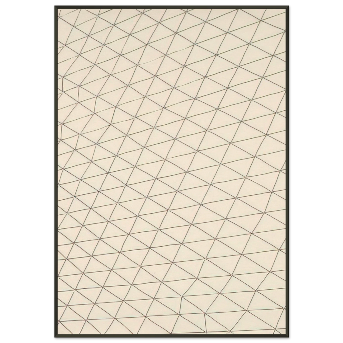 Gego Untitled 1969 Framed Art Print - Aluminum Frame - 21x29.7 cm / 8x12"
