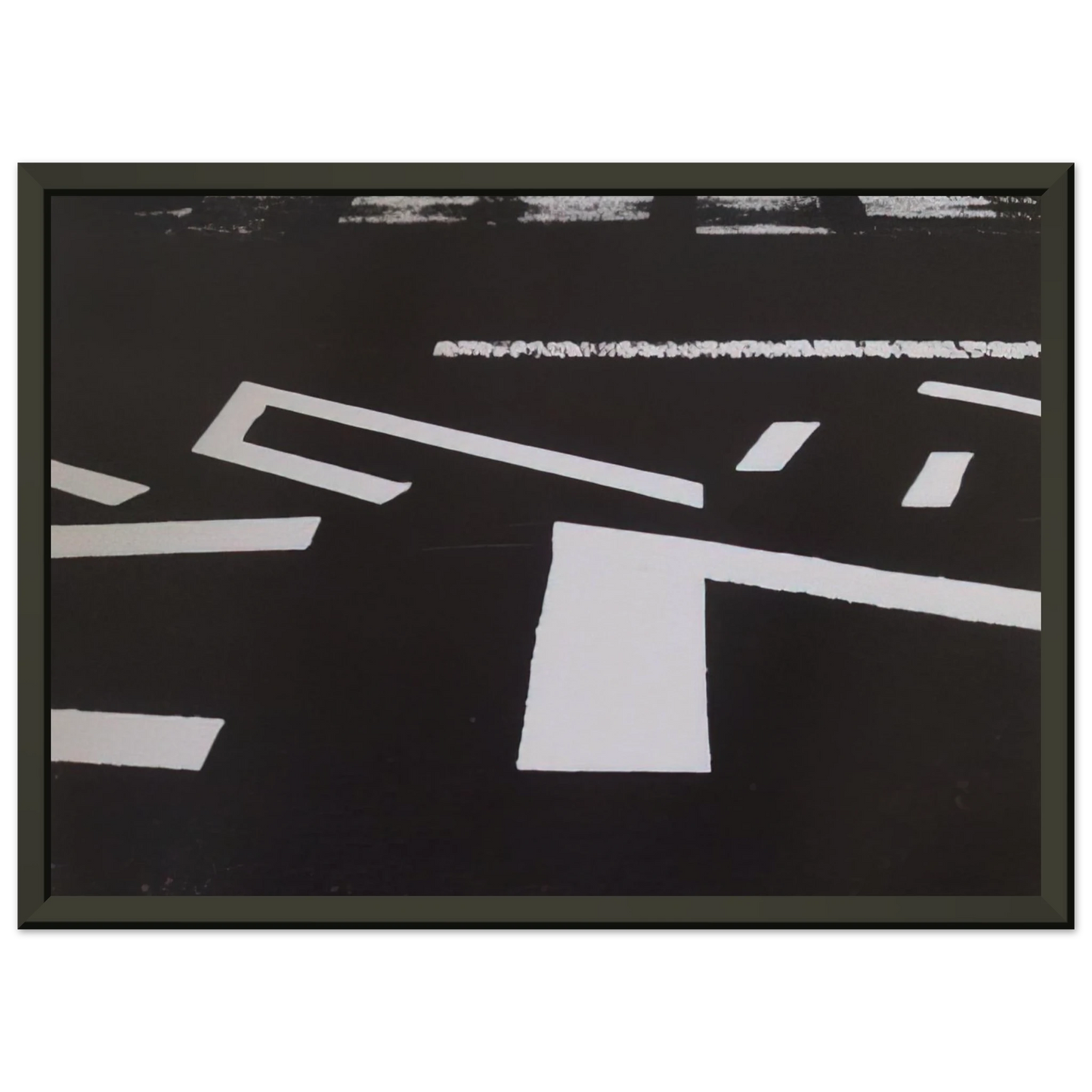 Nasreen Mohamedi Untitled XVIII 1981 Framed Art Print - Aluminum Frame - 60x80 cm / 24x32 inches