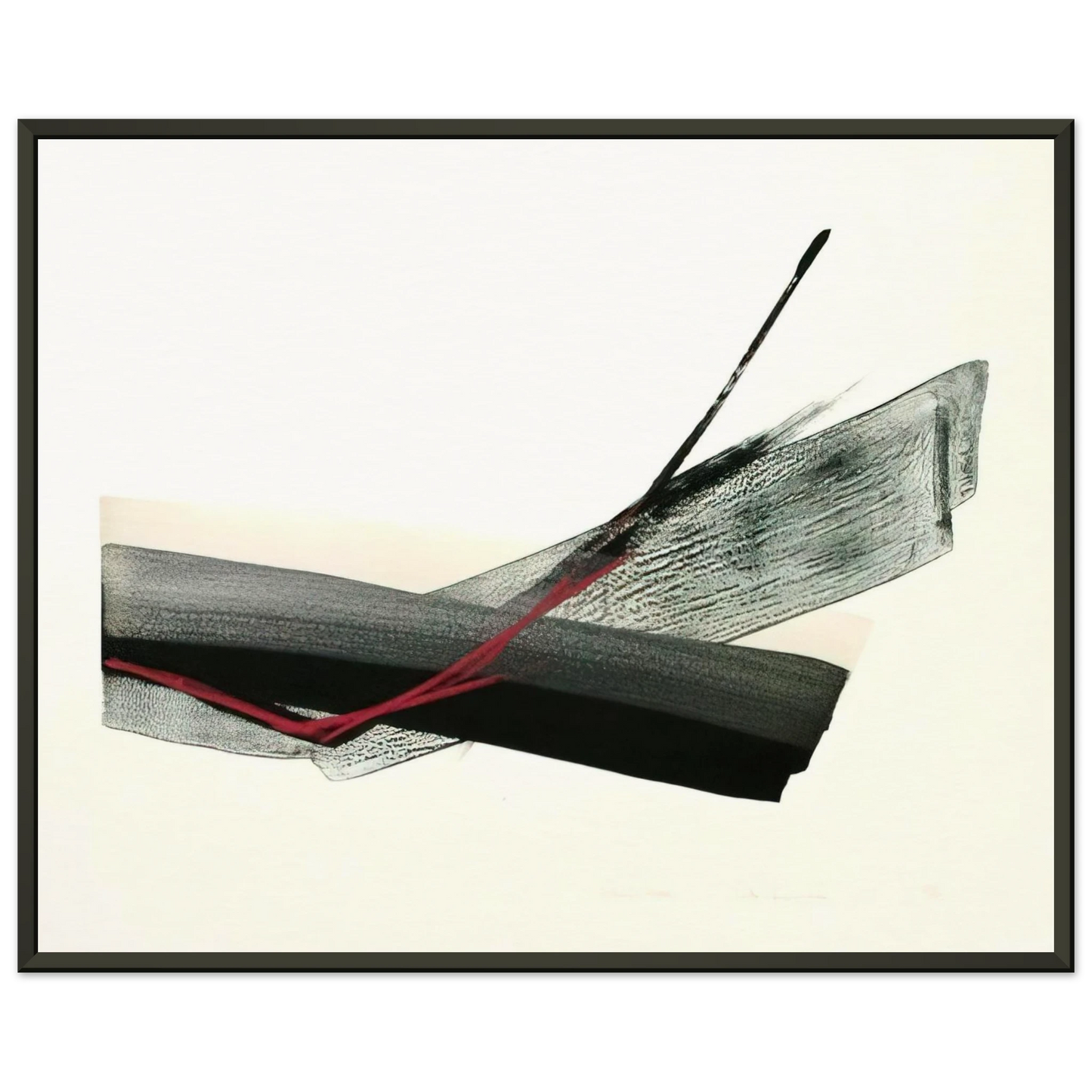 Toko Shinoda Gratitude Abstract Expressionism Framed Art Print - Aluminum Frame - 70x100 cm / 28x40 inches