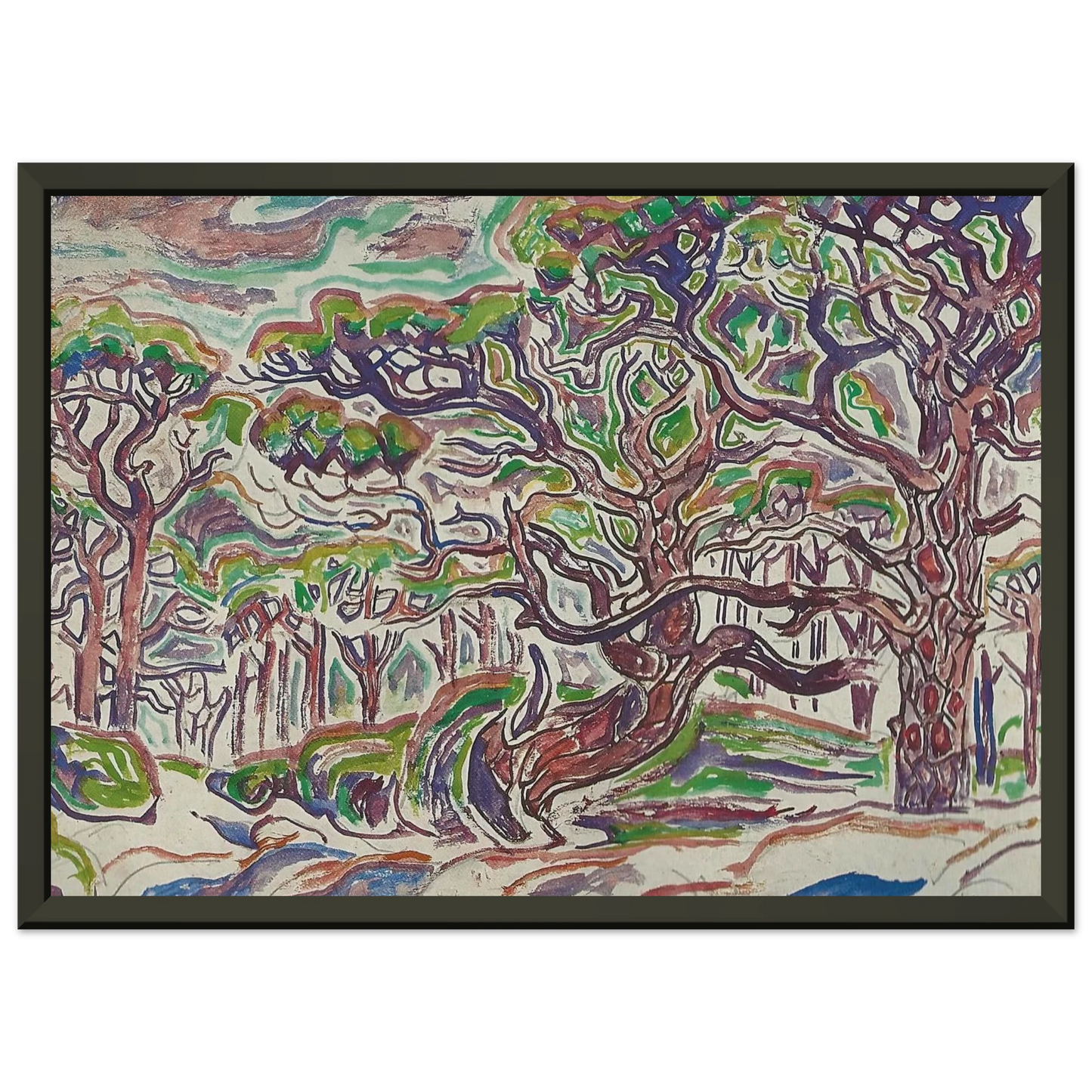 Walter Inglis Anderson Walter Anderson Framed Art Print - Aluminum Frame - 60x80 cm / 24x32 inches